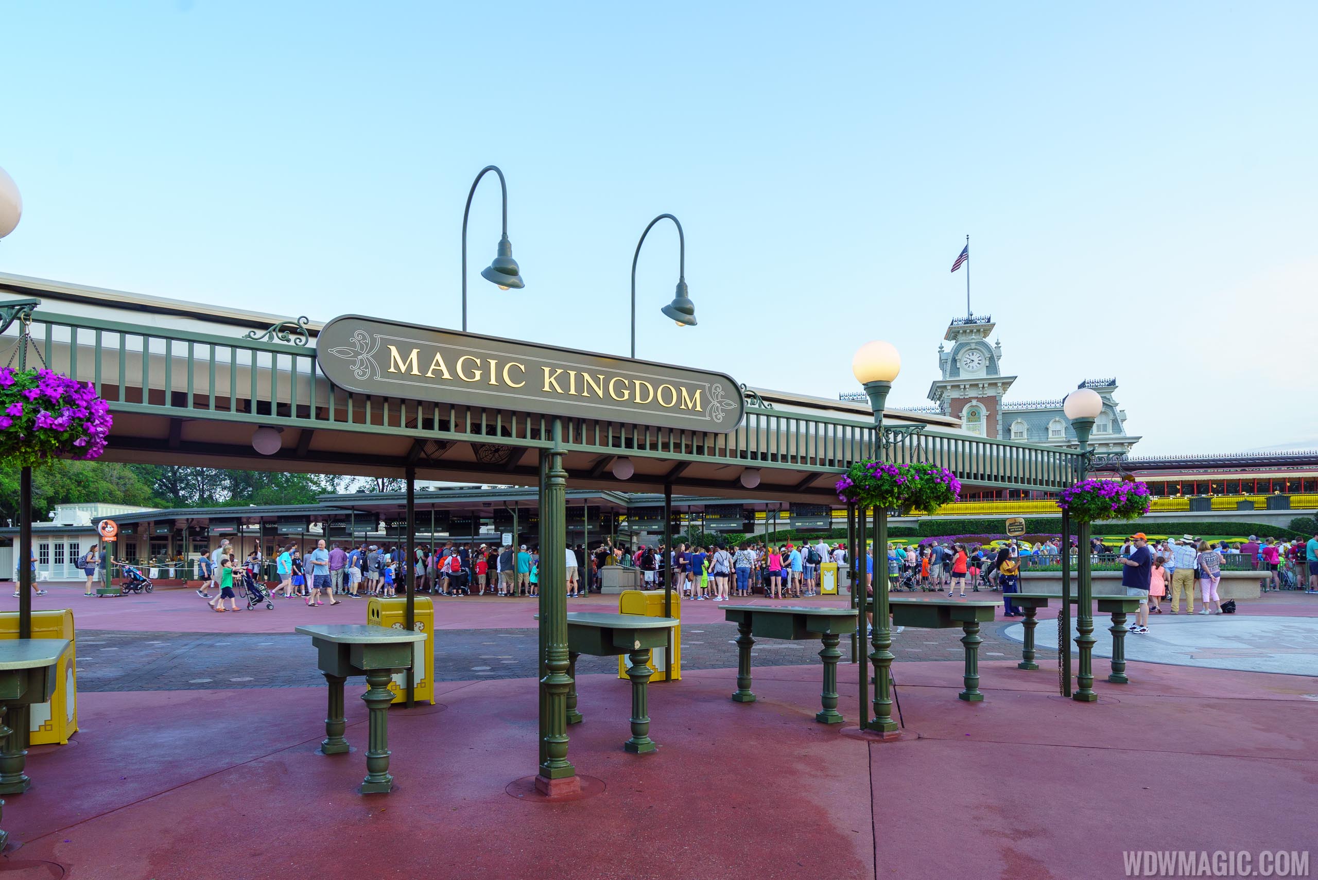 PHOTOS New bag check areas greatly enhance Magic Kingdom arrival