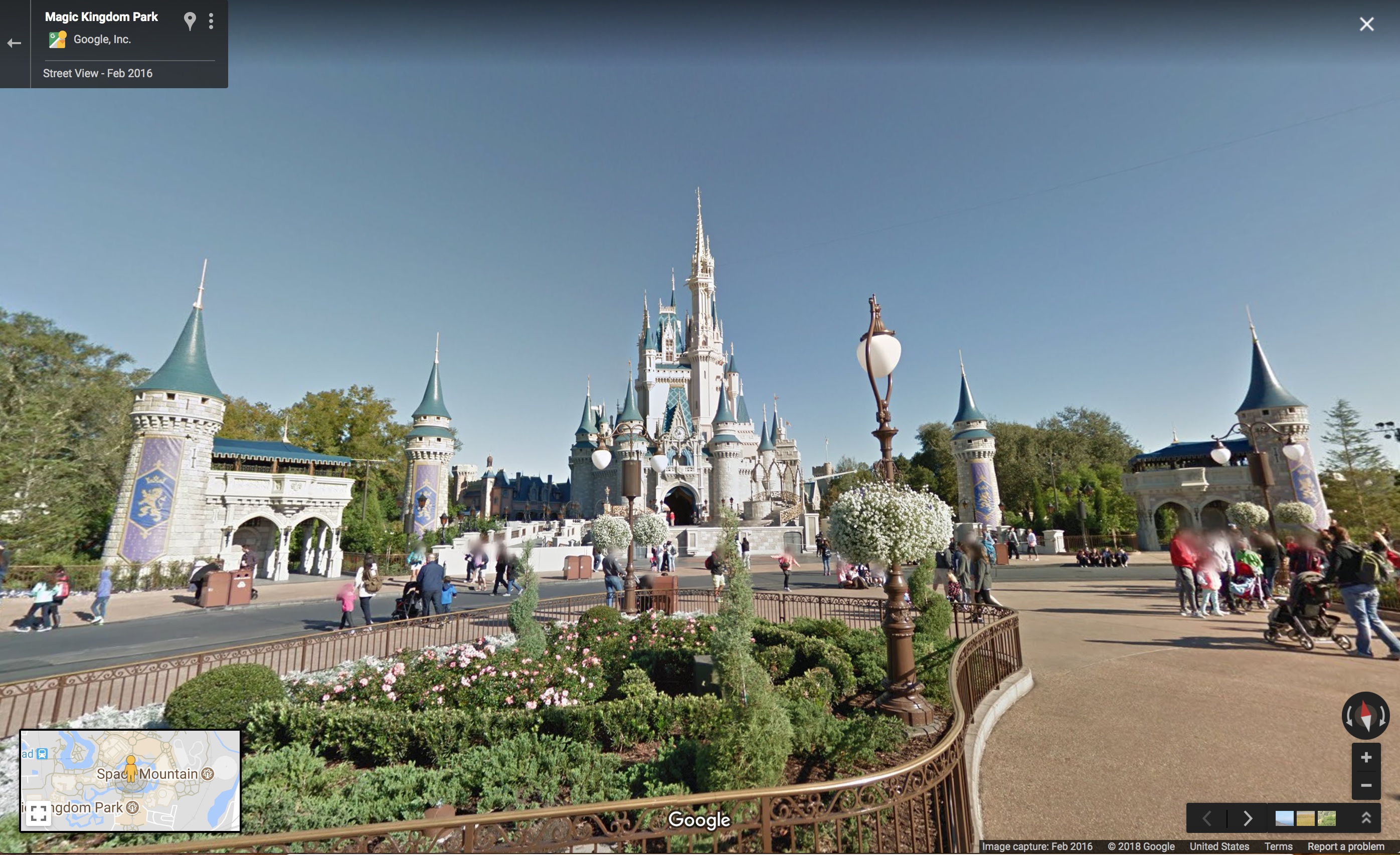 Disney World Google Maps