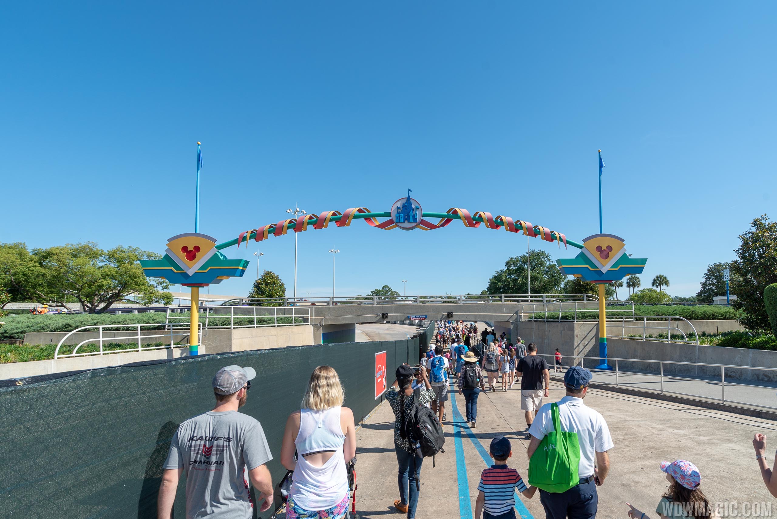 PHOTOS A look at the Magic Kingdom Transportation and Ticket Center temporary tram dropoff area