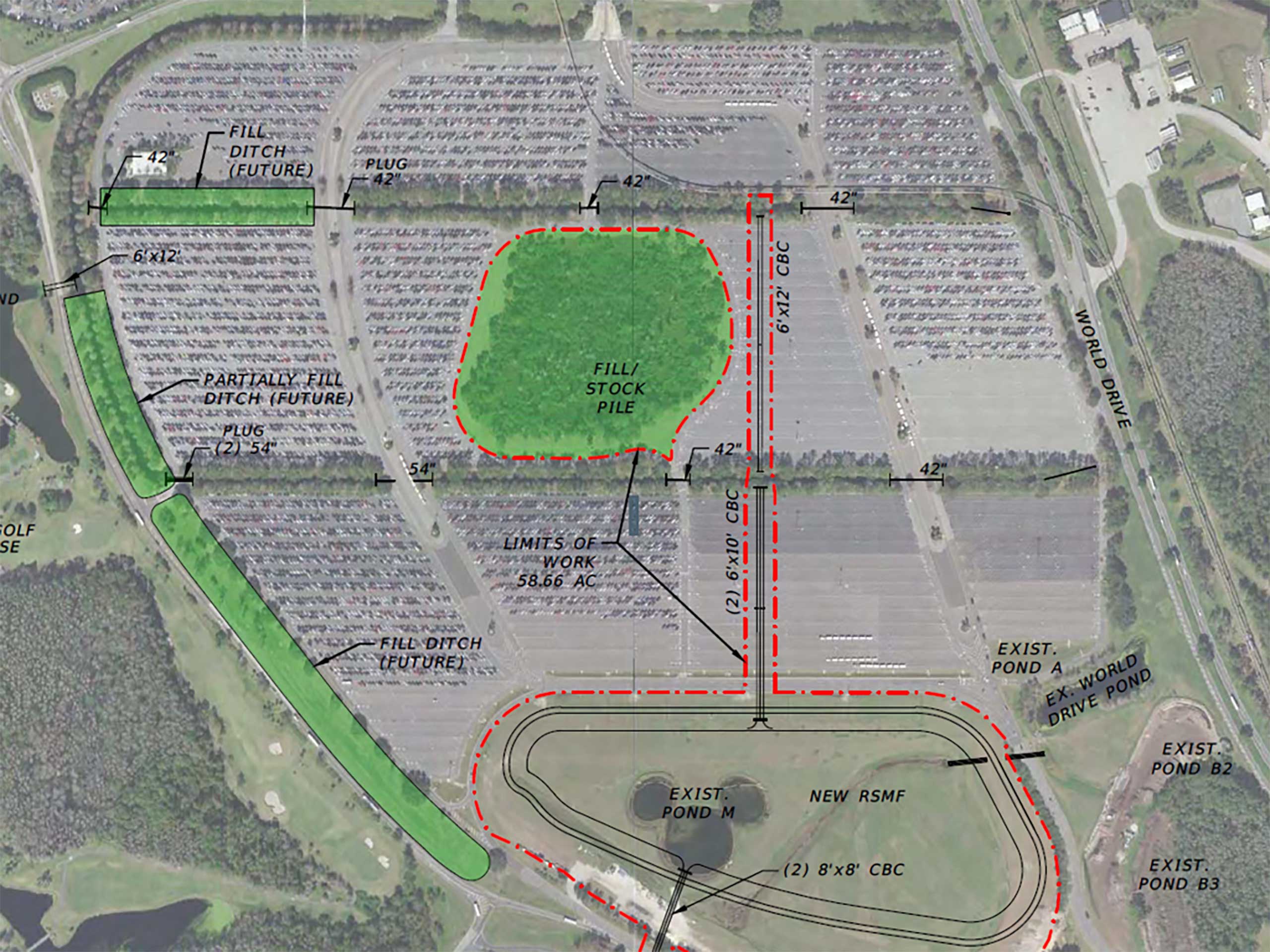 Permit filing suggests 11 acre expansion to the Magic Kingdom