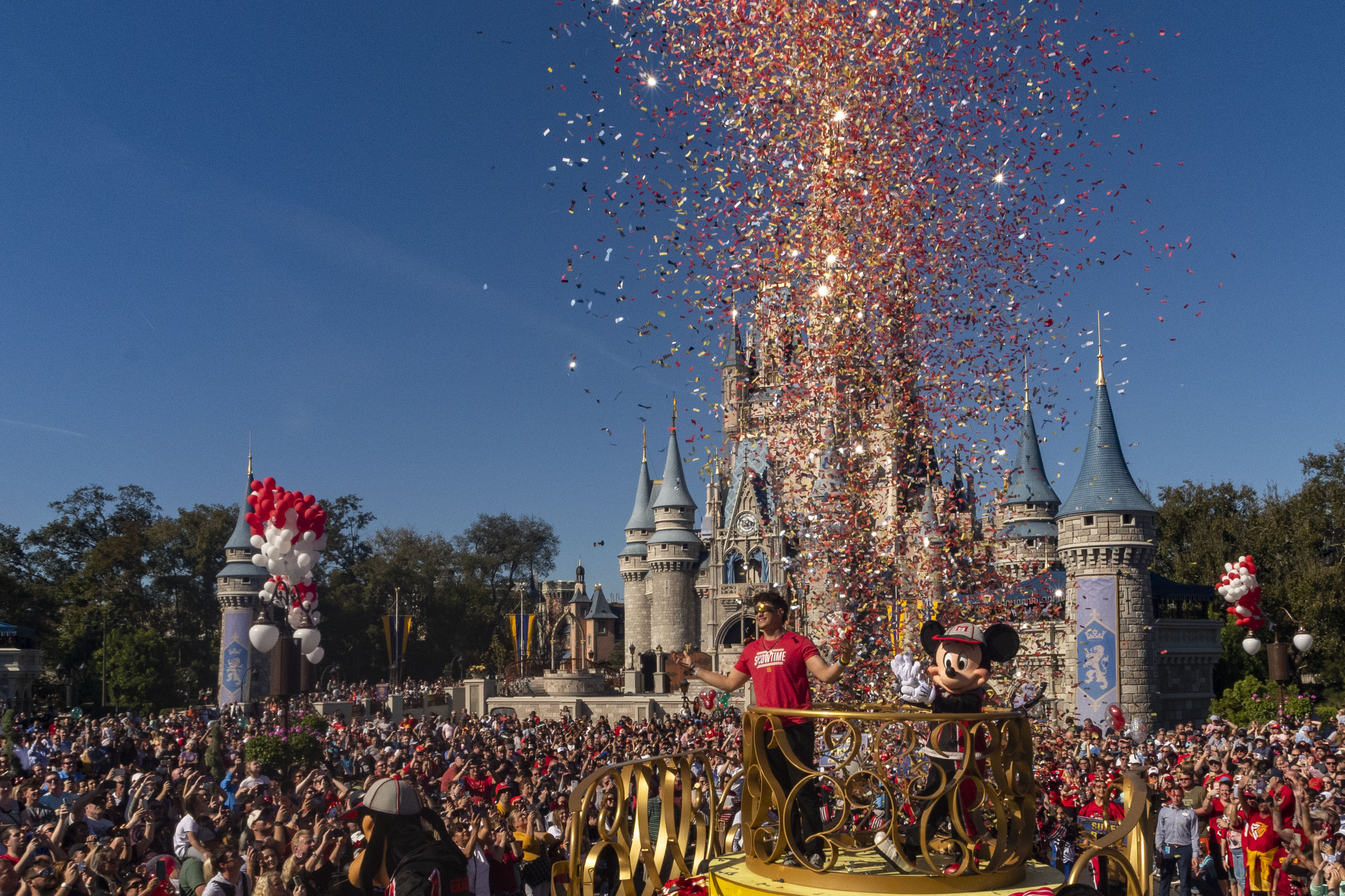 Super Bowl MVP Patrick Mahomes Victory Parade at Walt Disney World