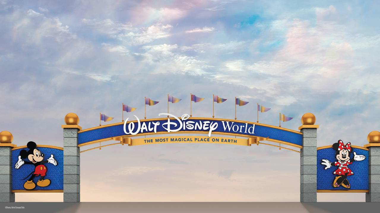 Walt Disney World 2020 entrance redesign concept art