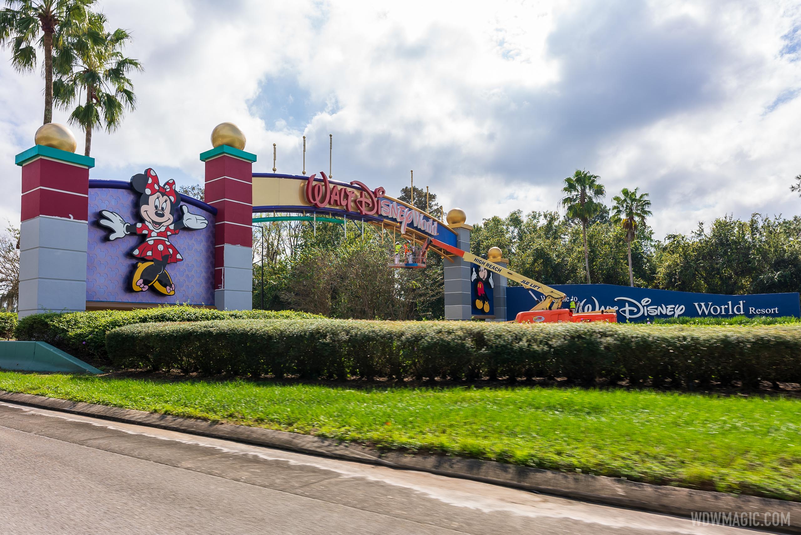 Walt Disney World’s Western Way gateway entrance refurbishment