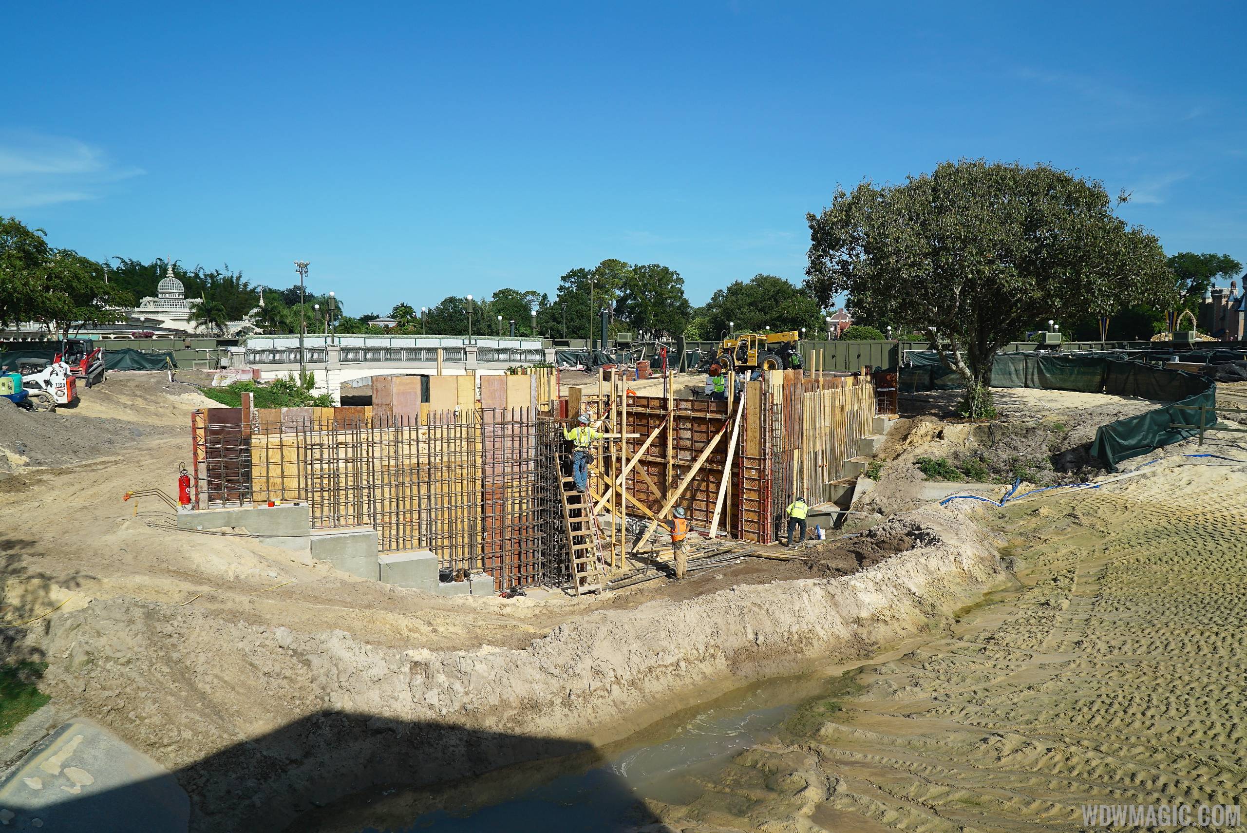 Magic Kingdom hub construction Photo 1 of 3