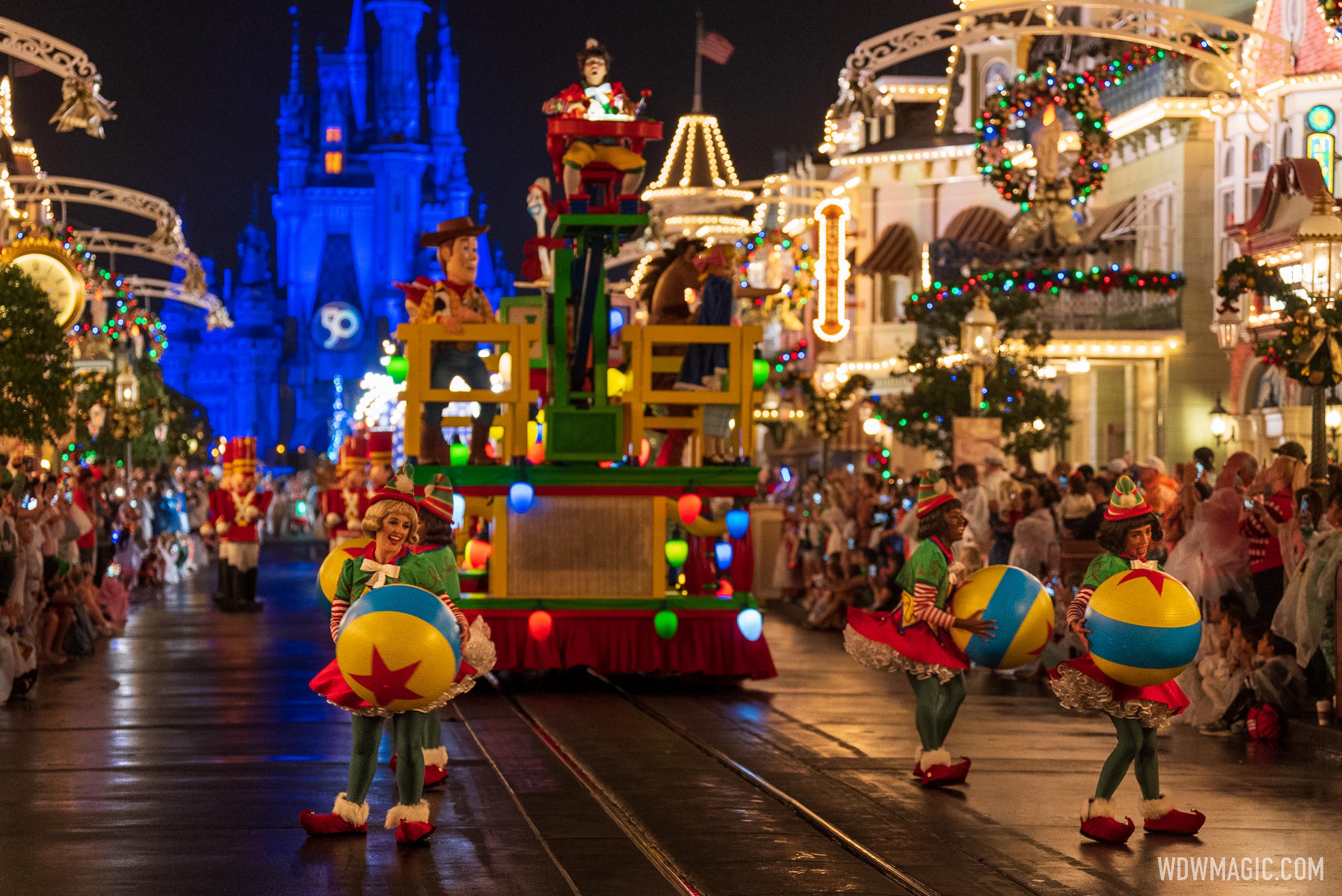 'Mickey's Once Upon a Christmastime Parade' will perform twice each day ...