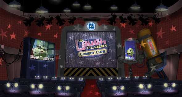 Monsters Inc Laugh Floor Comedy Club