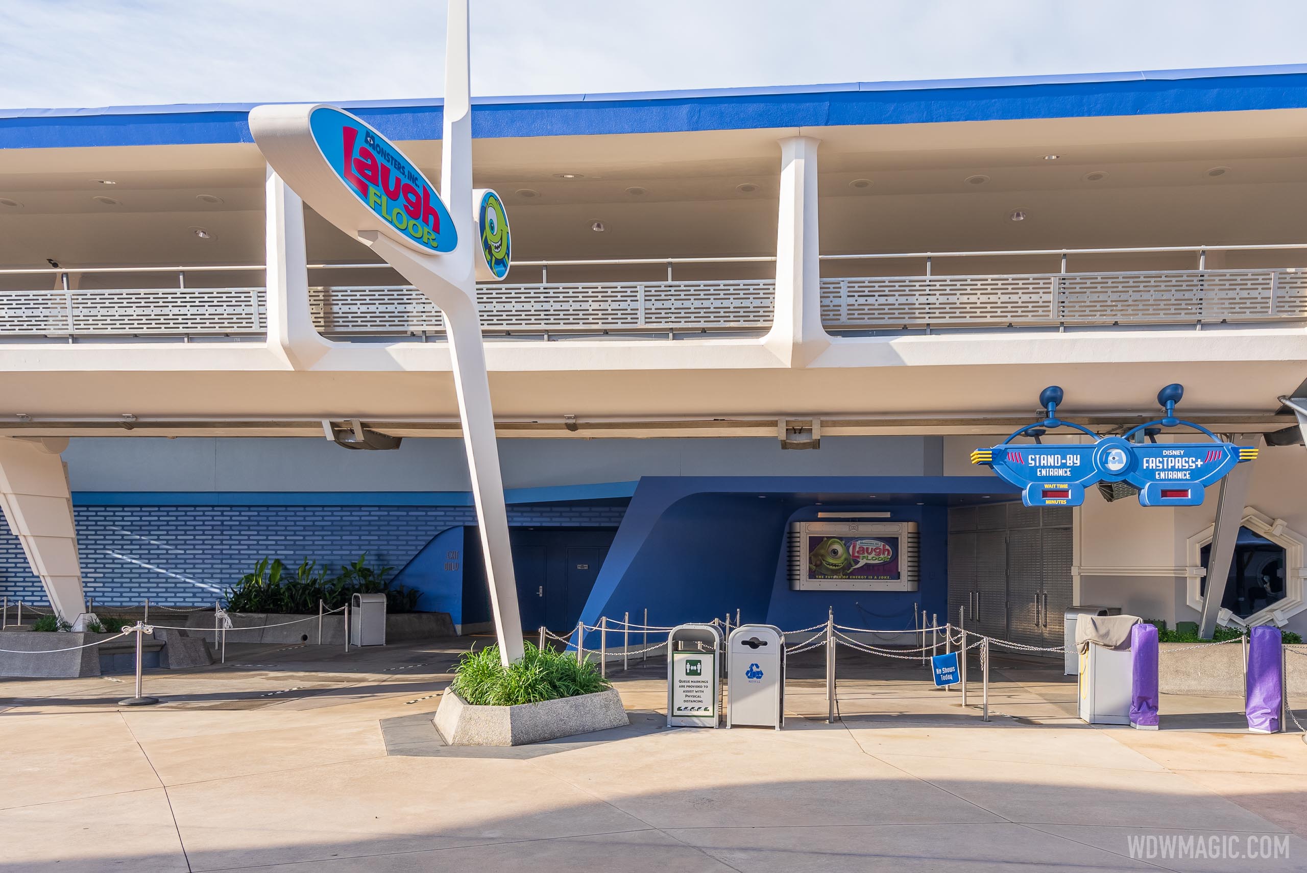 New Monsters Inc. Laugh Floor Sign in Tomorrowland