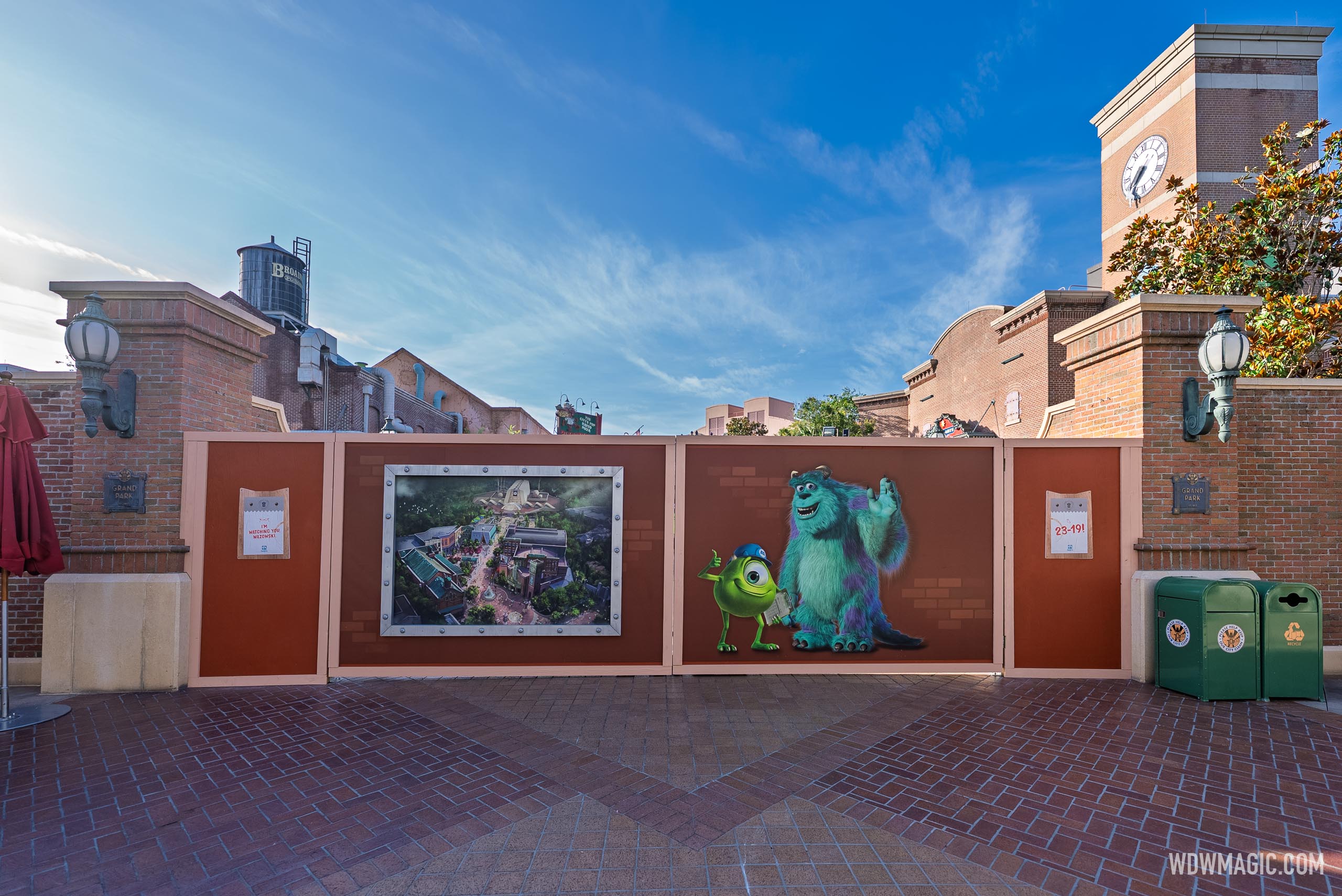Construction Walls Up at Monsters Inc Land - Photo 2 of 7