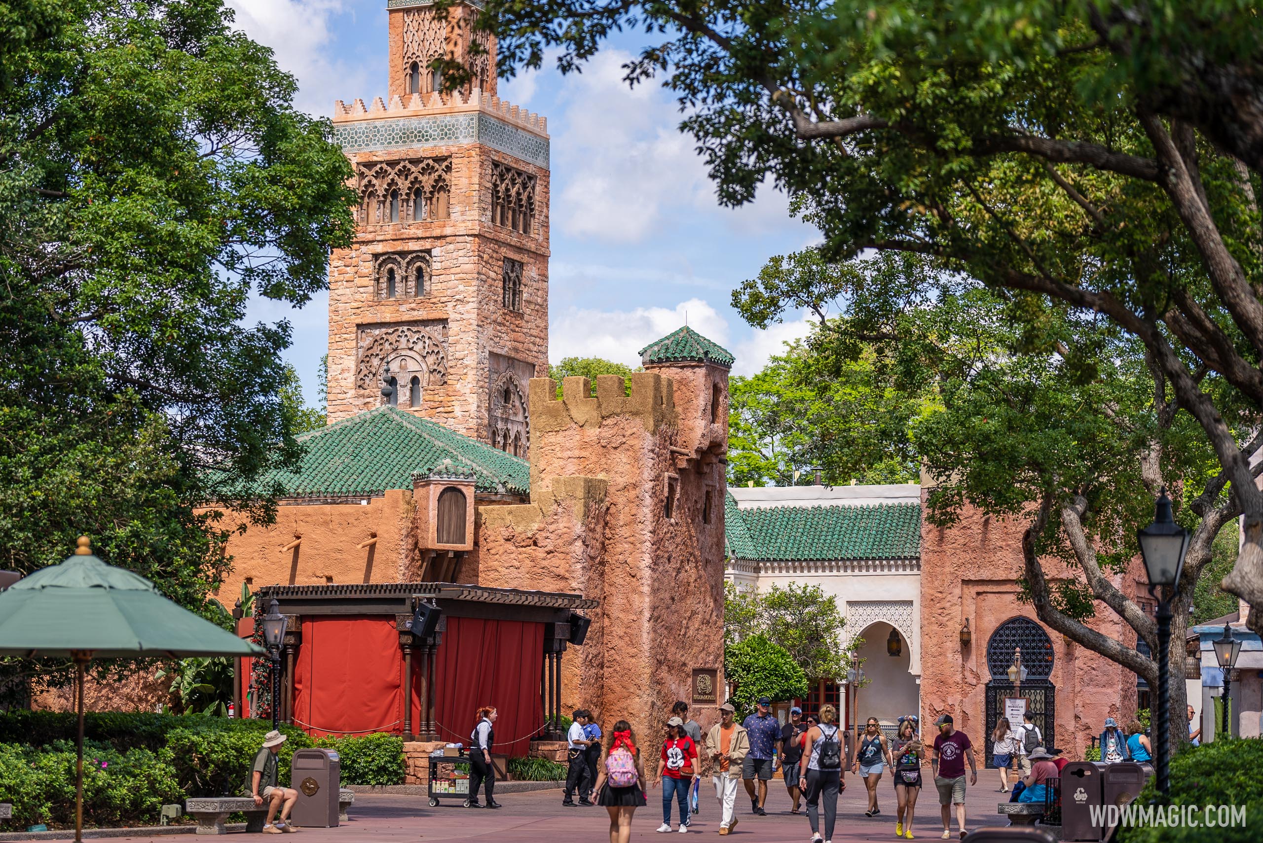 Latest look at EPCOT's Morocco Pavilion refurbishment