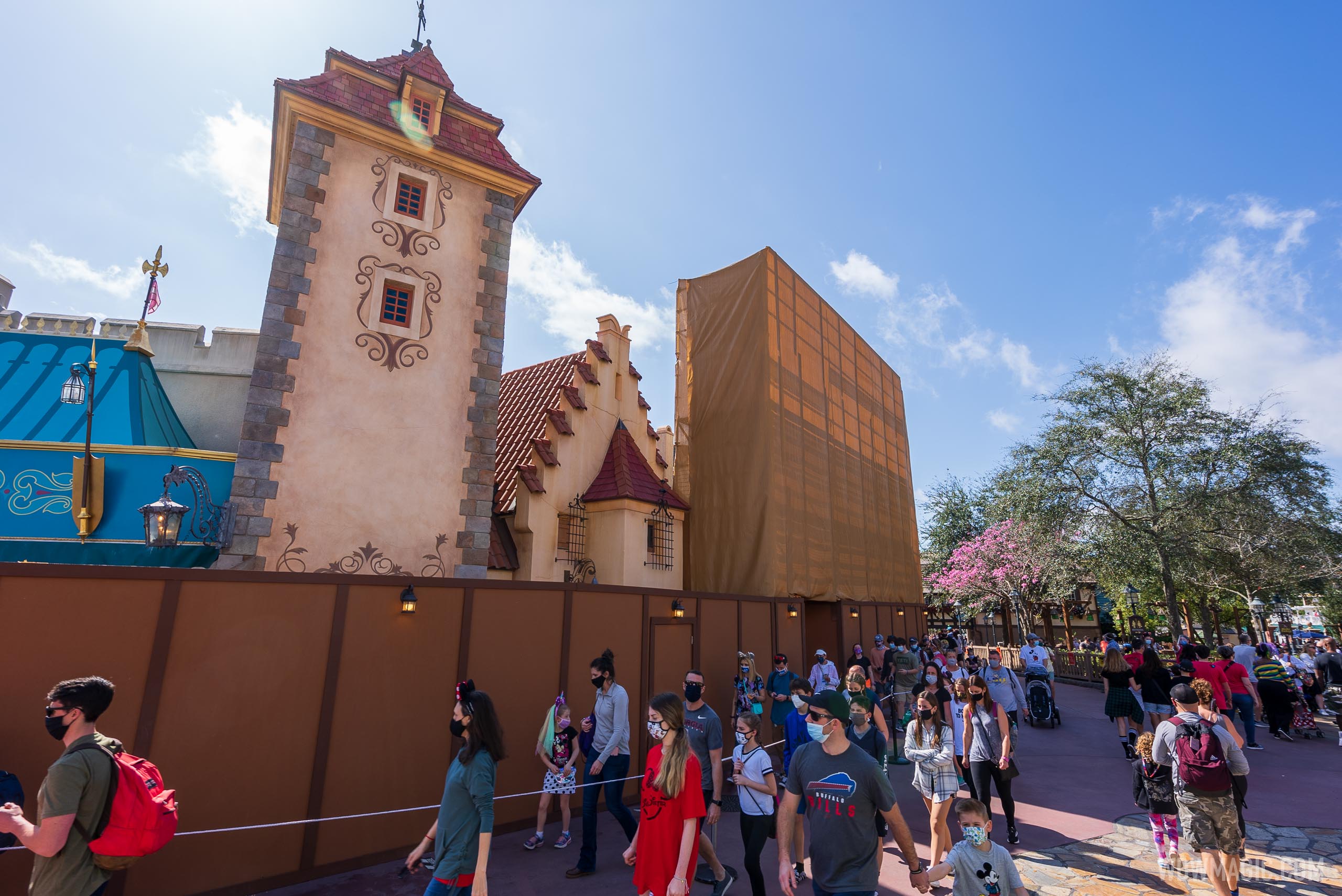 PHOTOS - Exterior Refurbishment At Peter Pan's Flight In The Magic Kingdom