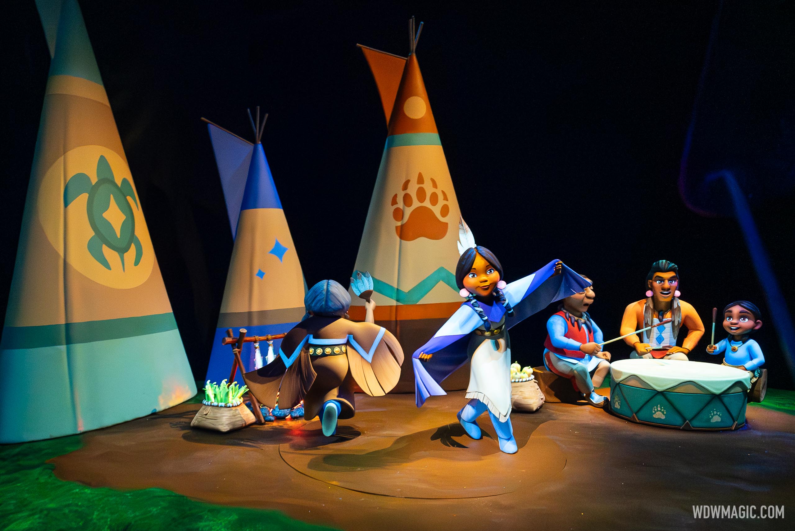 New Never Land Tribe Scene at Peter Pan's Flight - Photo 3 of 11