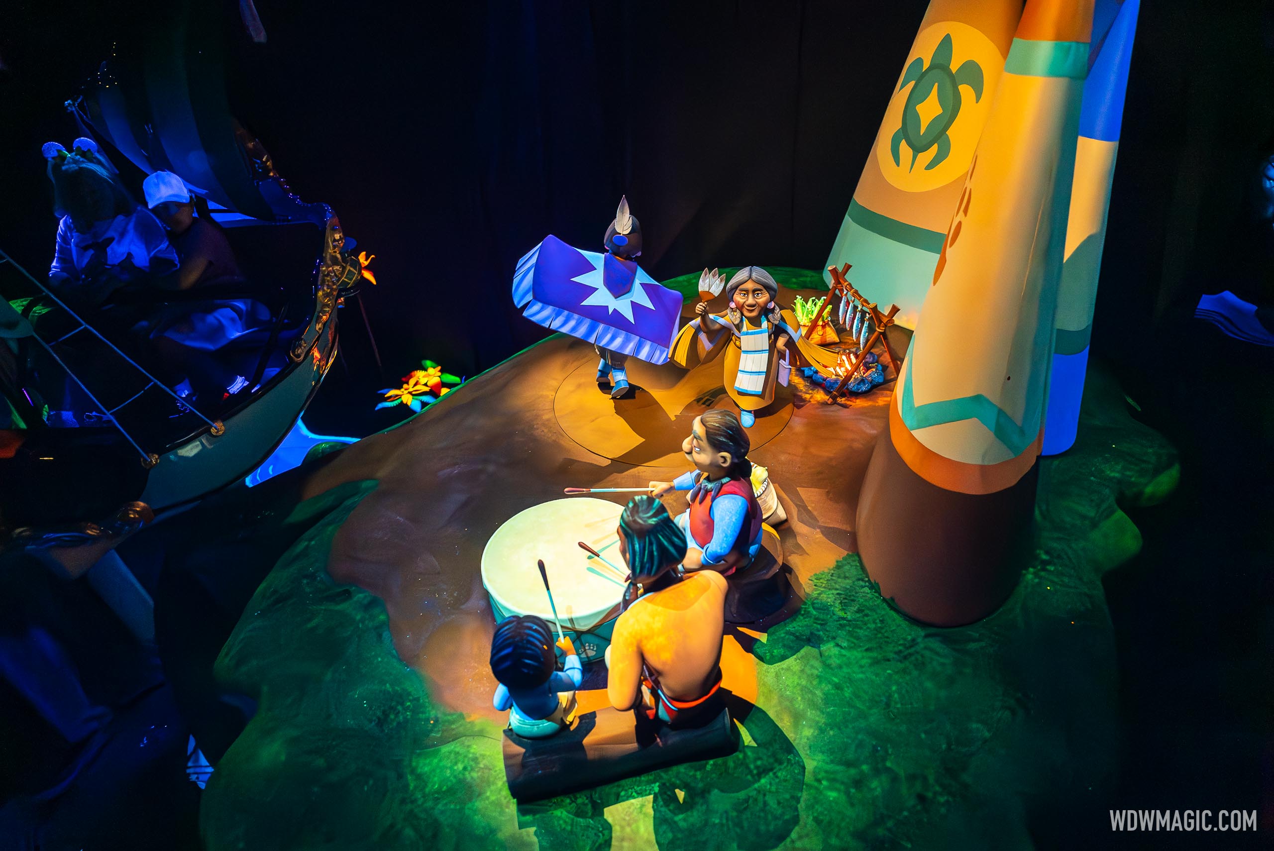 New Never Land Tribe Scene at Peter Pan's Flight - Photo 9 of 11