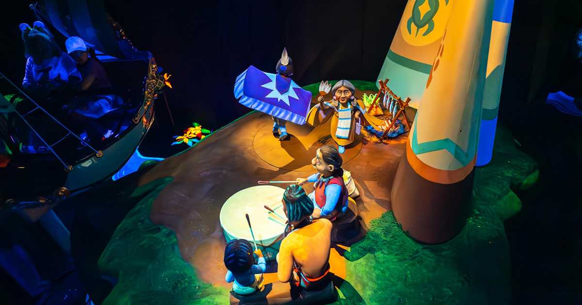 New Never Land Tribe Scene at Peter Pan's Flight - Photo 9 of 11