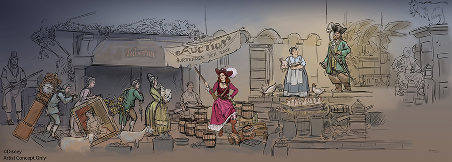 Concept art of new auction scene - Photo 1 of 1