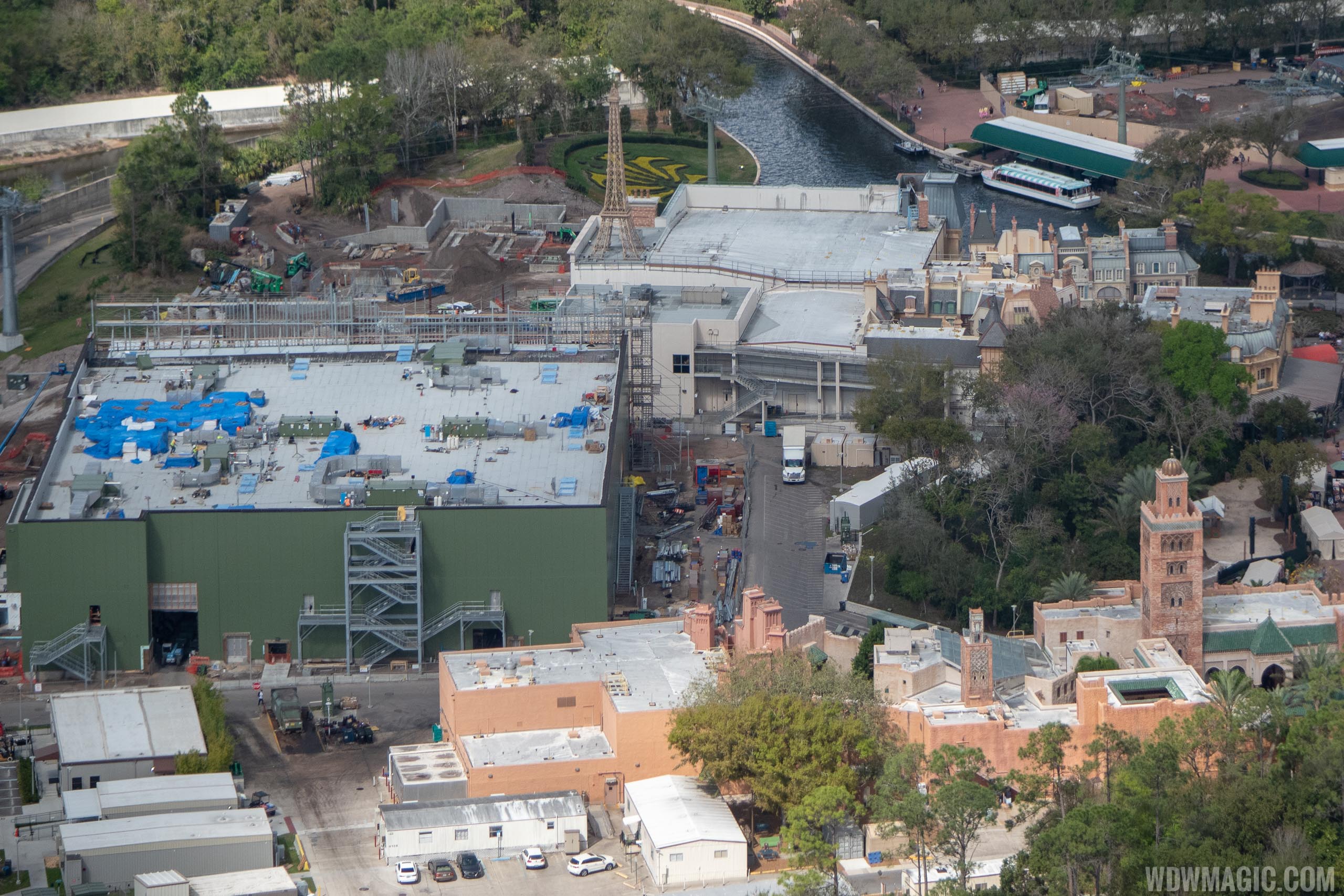 Resultado de imagen de photos of remi's ratatoulle adventure epcot construction