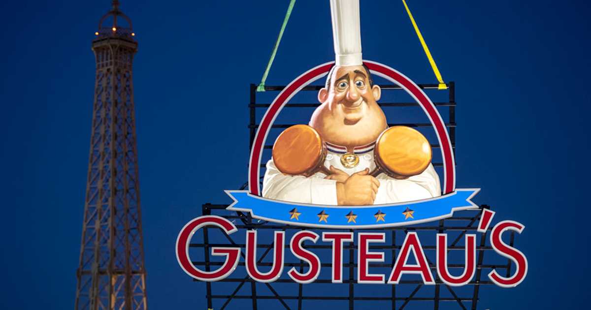 Gusteau's Restaurant signage installed - Photo 6 of 6