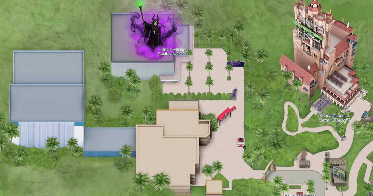 Hollywood Studios Map Updated Following Rock 'n' Roller Coaster Closure