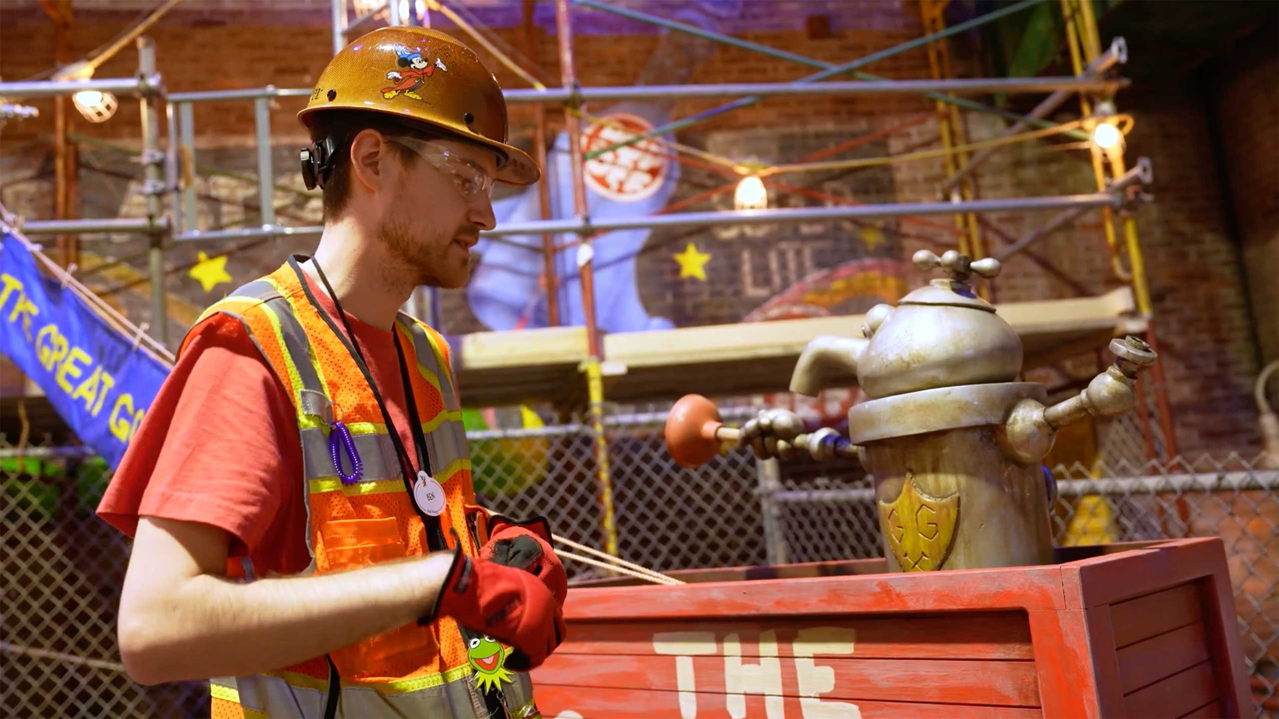 First Look Inside Rock 'n' Roller Coaster Starring The Muppets Queue Area