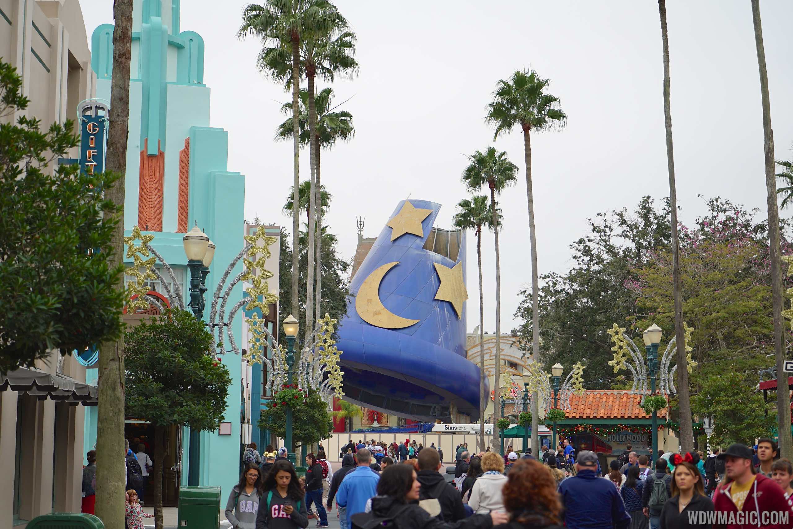 PHOTOS - Latest look at the Sorcerer Mickey Hat icon demolition at