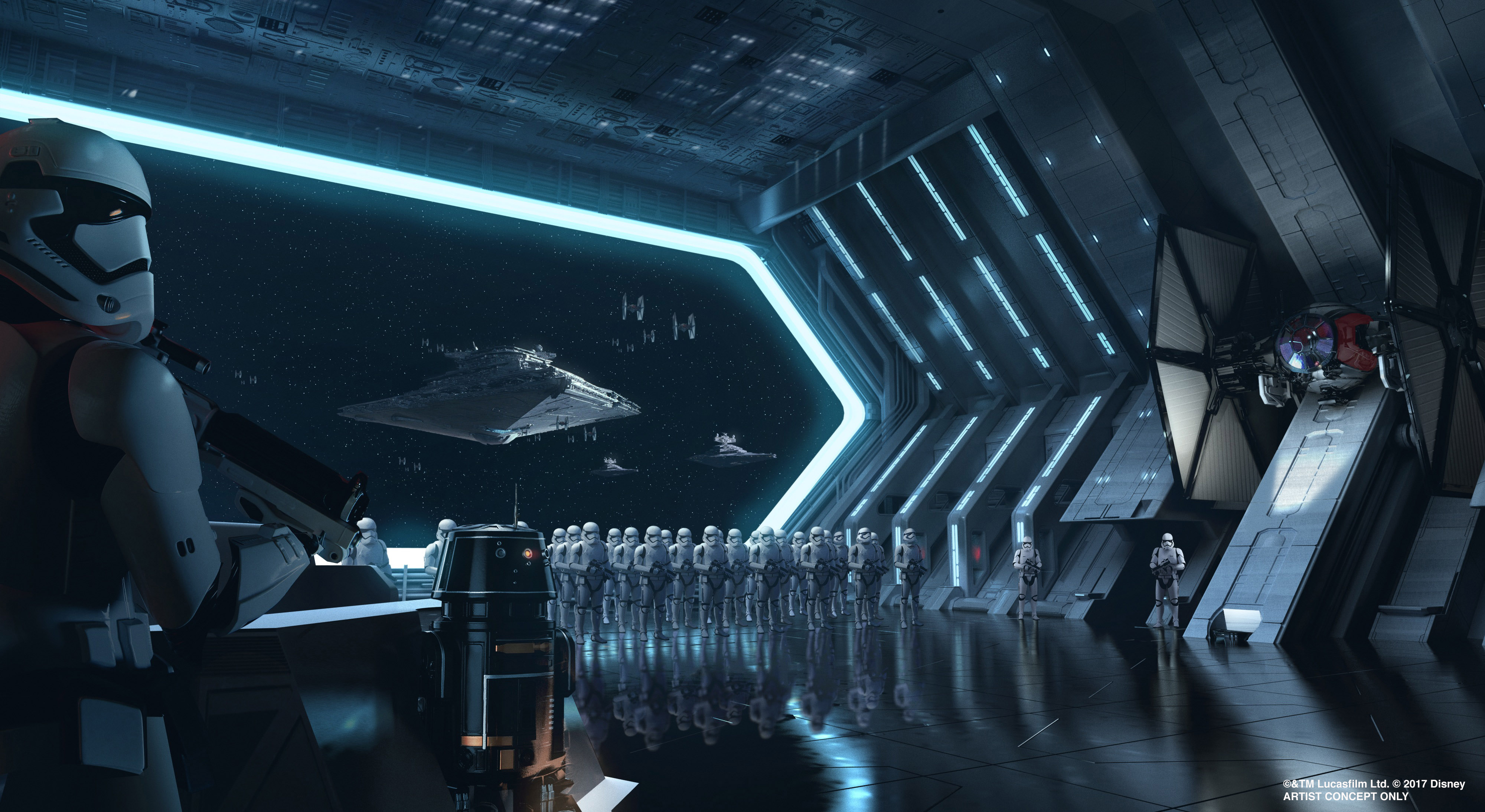 Concept art for Star Wars Galaxy's Edge rides - Photo 1 of 2