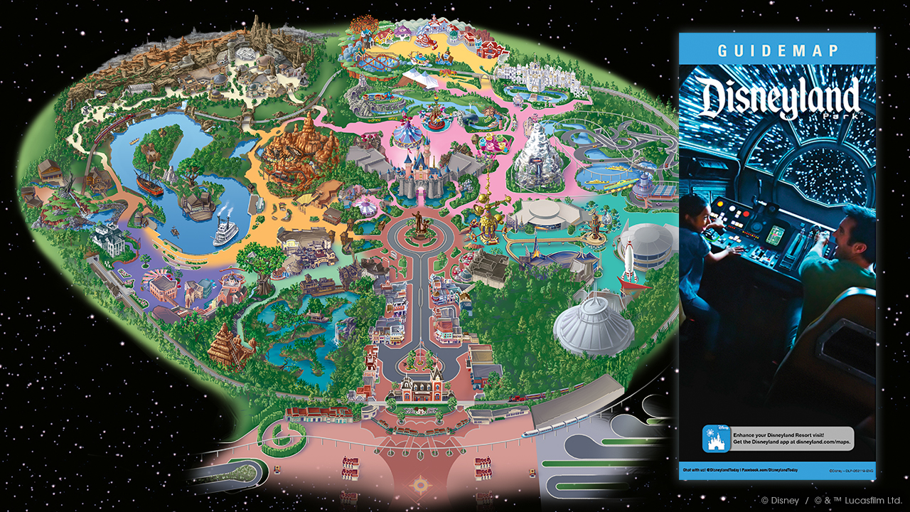 PHOTOS - Guidemap details Star Wars Galaxy's Edge layout