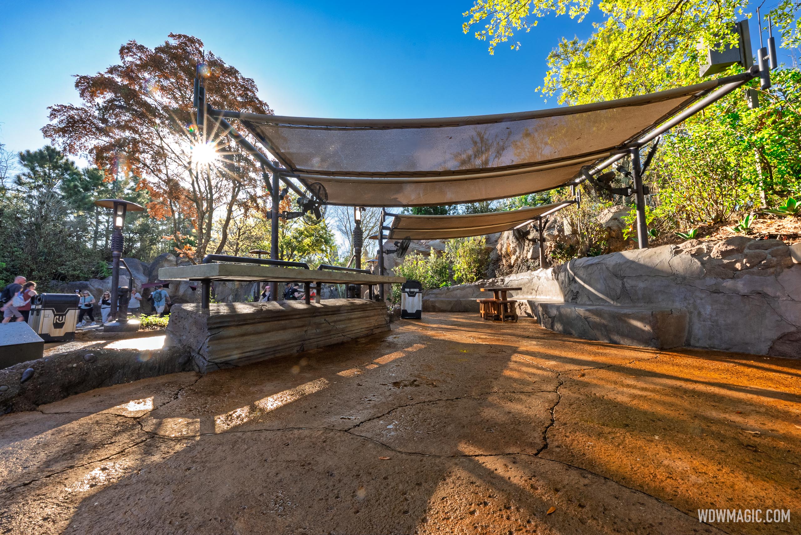 New Covered Seating Area Now Complete Between Galaxy's Edge and Toy Story Land at Disney's Hollywood