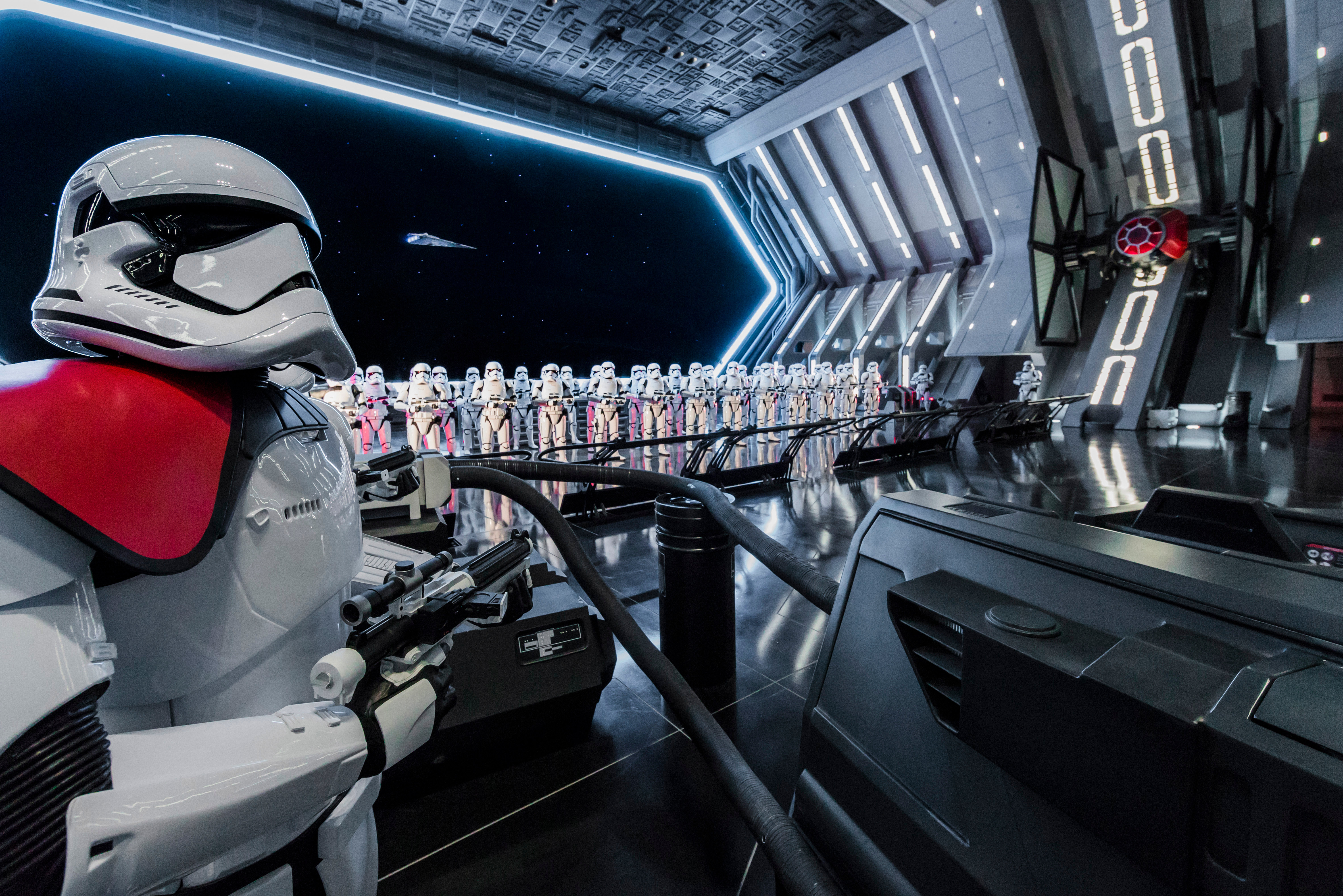 Inside Star Wars Rise of the Resistance hangar