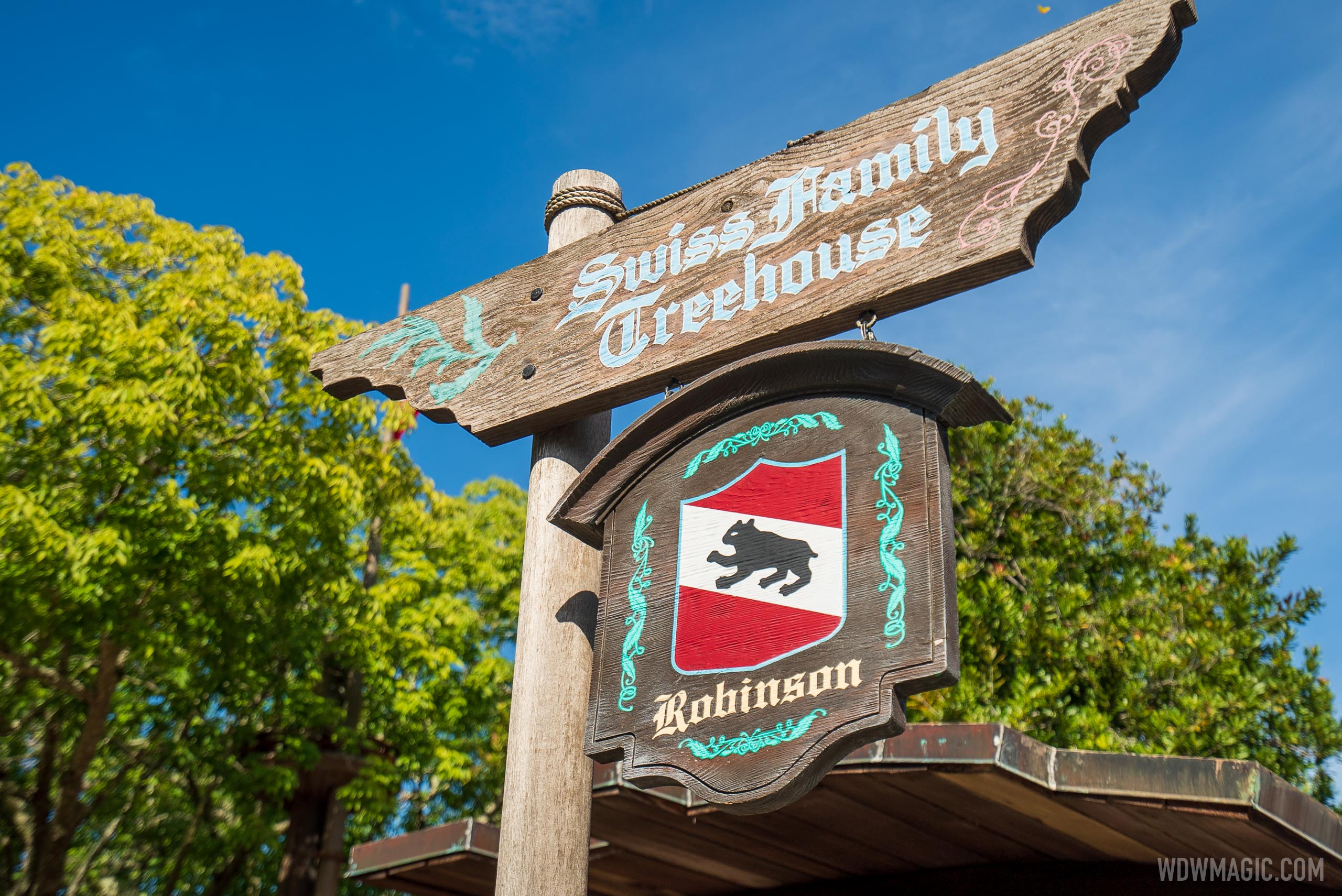 Short refurbishment planned for the Swiss Family Treehouse in March 2021