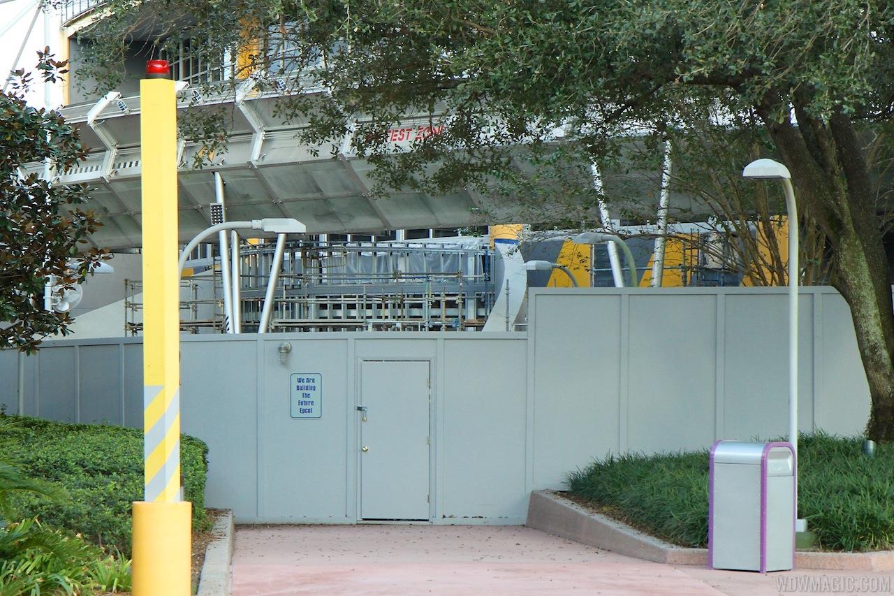 Test Track construction - entrance area