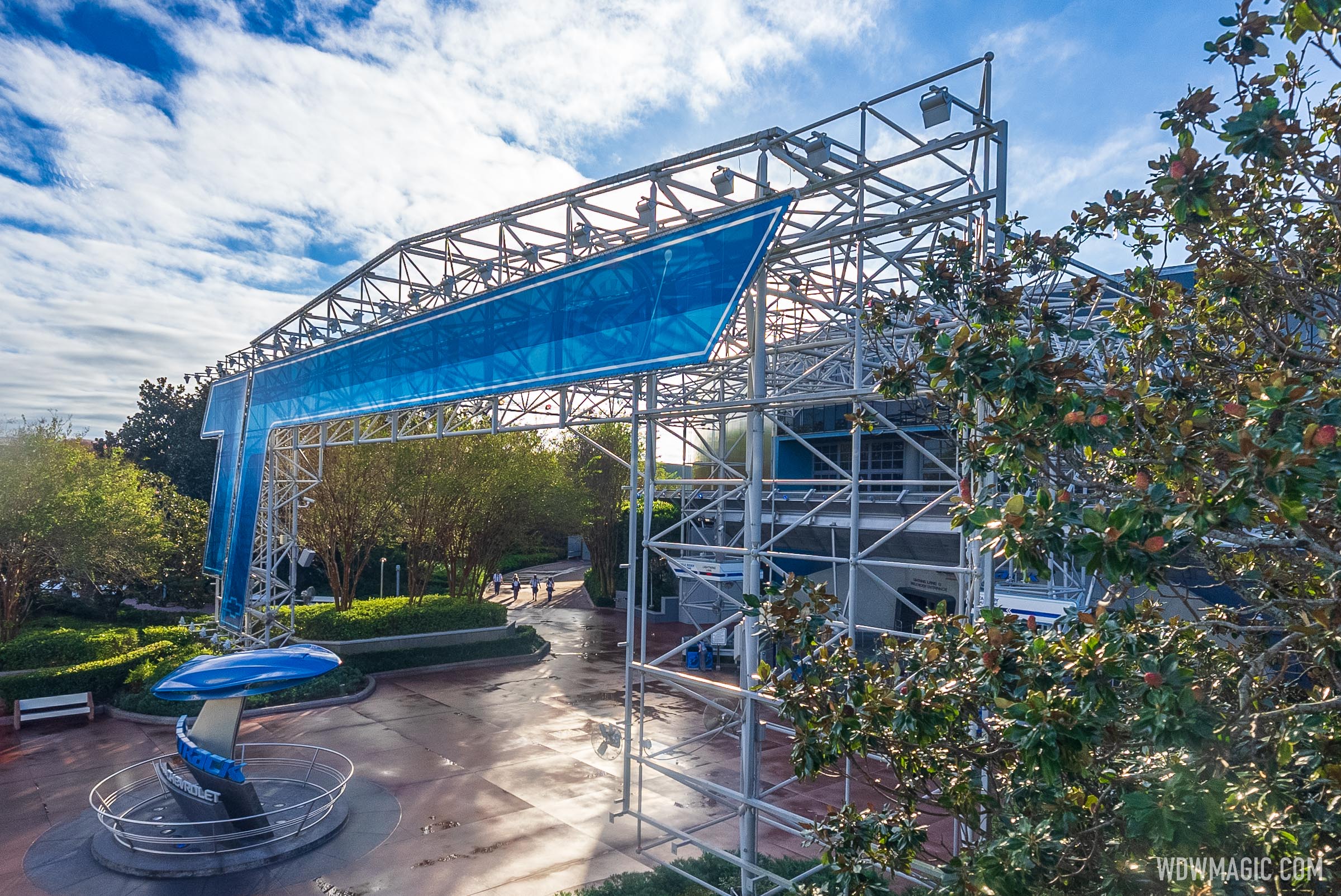 Test Track canopy damage from Hurricane Ian - Photo 2 of 3