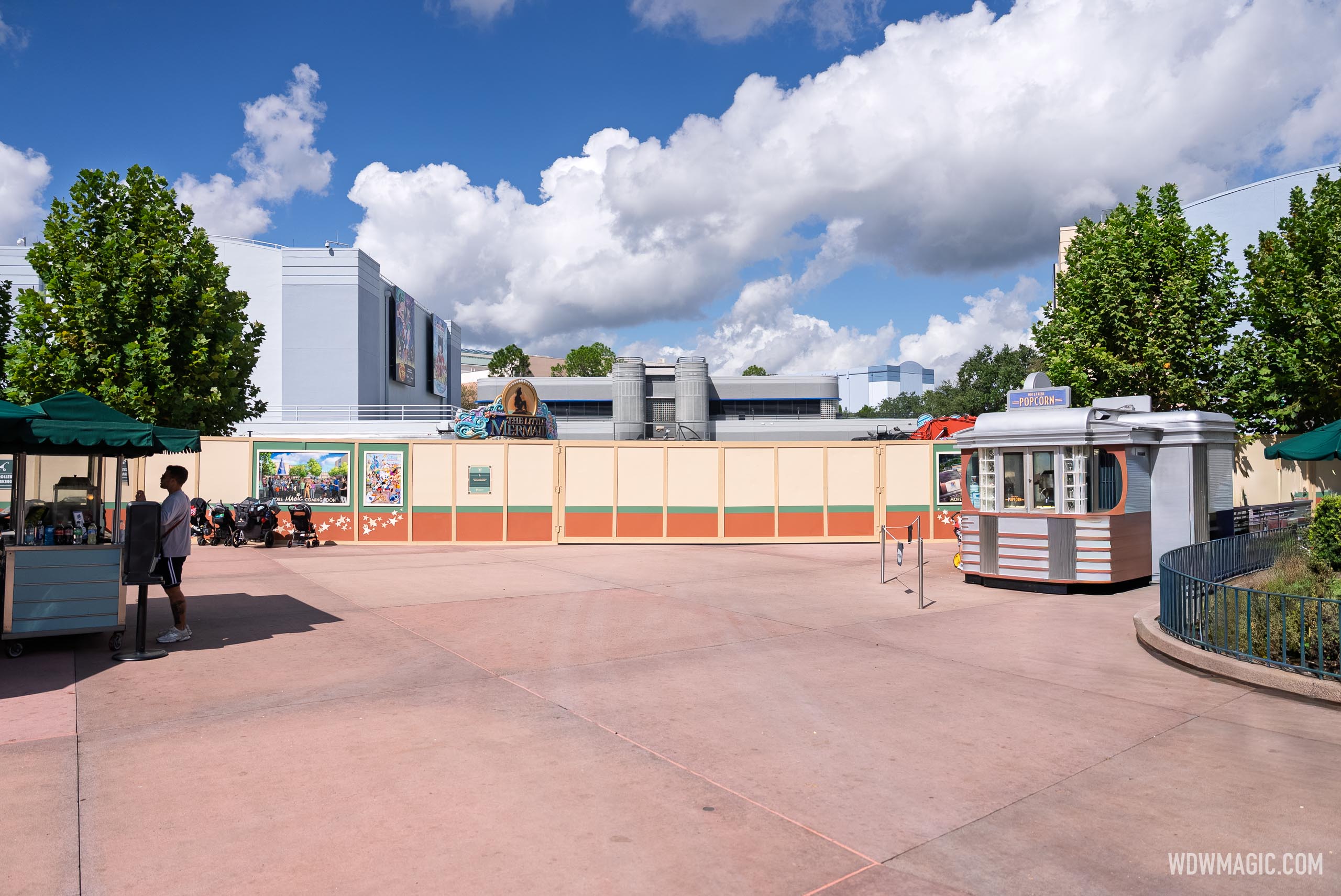 Animation Courtyard Archway Demolished and Launch Bay Signage Removed