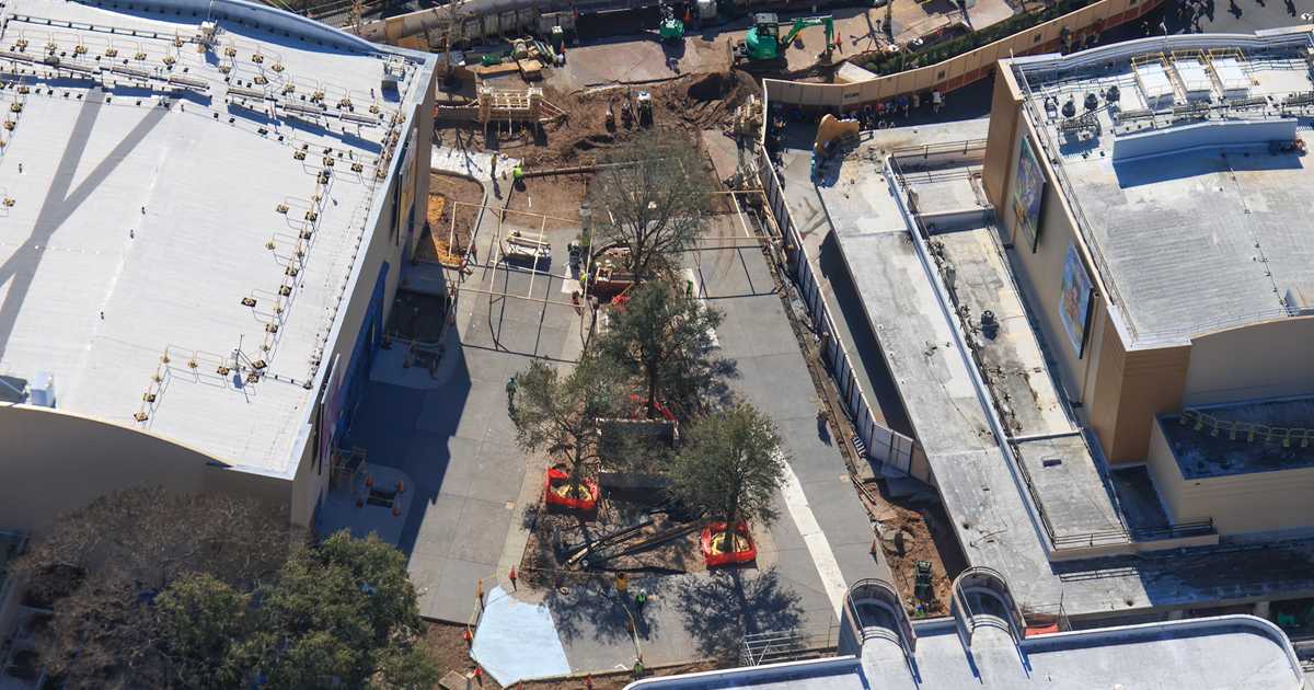 Bioreconstruct Animation Courtyard Animation Courtyard Transformation: Aerial Construction Photos ...
