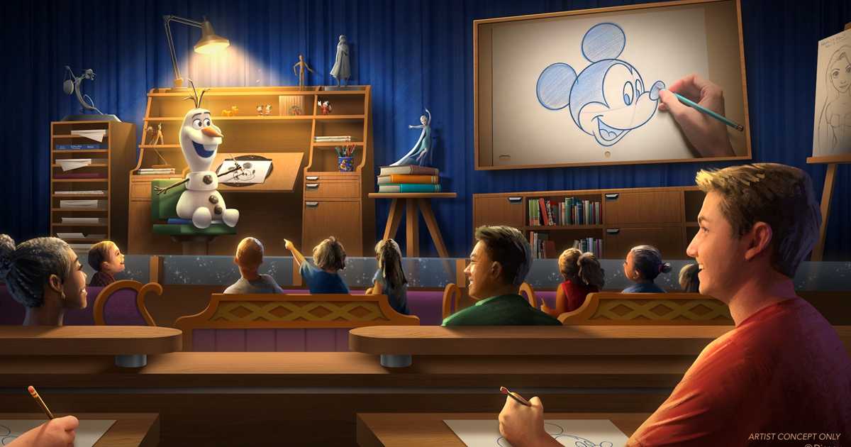First Look: Olaf Audio-Animatronics and the New Animation Academy Experience
