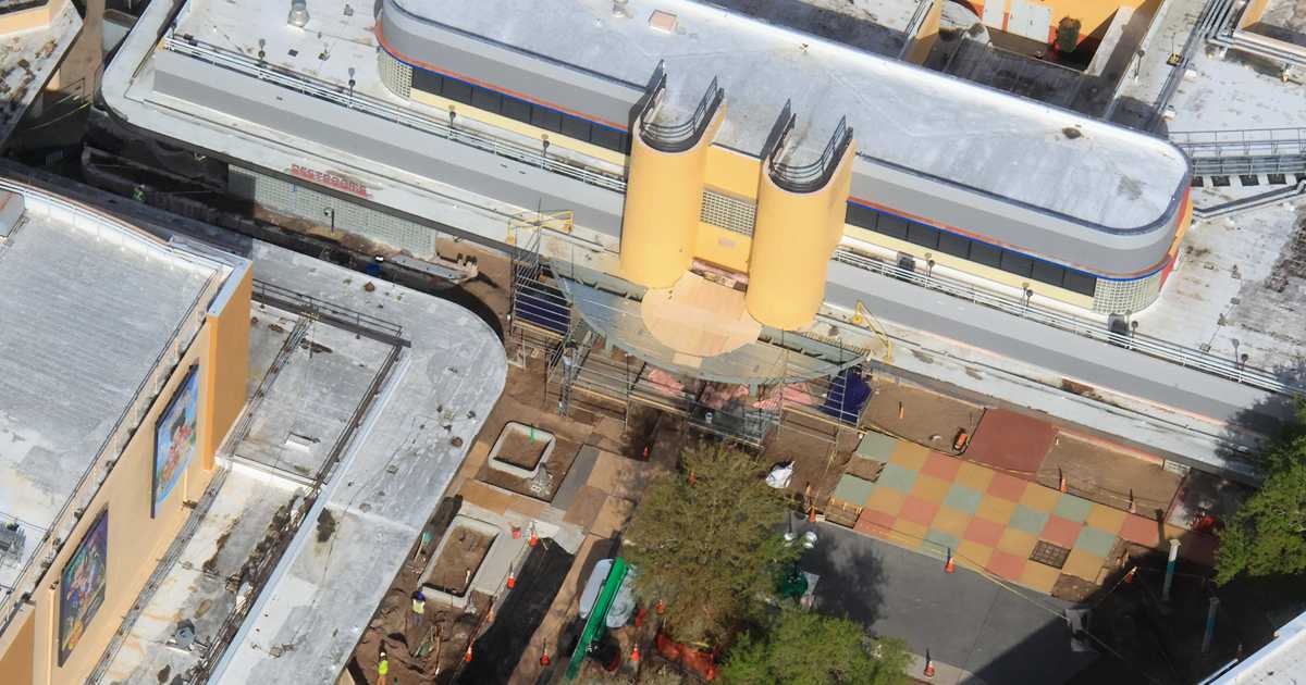Disney Magic Render Magic of Disney Animation: Latest Aerial Photos Show Sorcerer Hat Prep ...