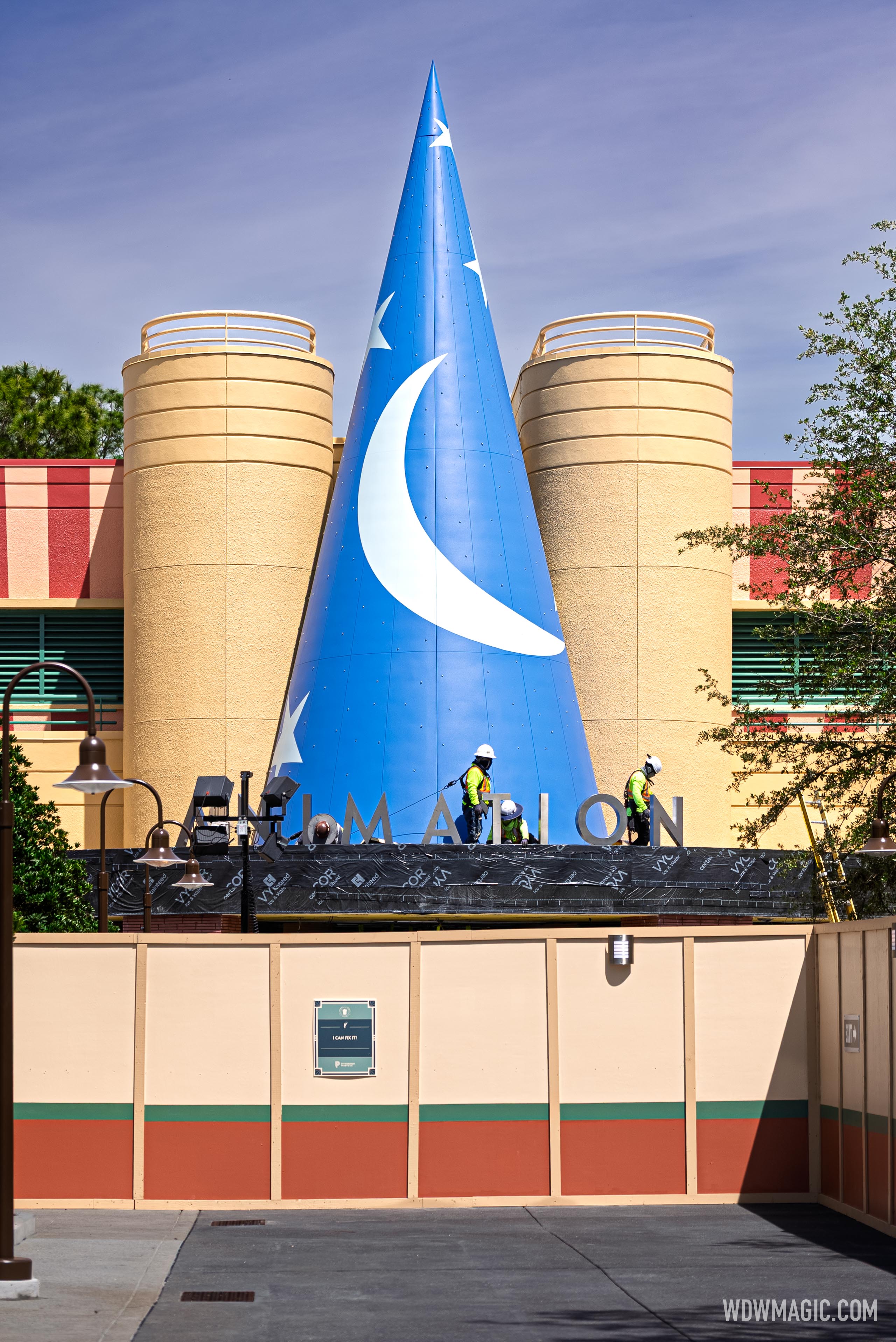 ANIMATION Sign Installation: Magic of Disney Animation Entrance ...