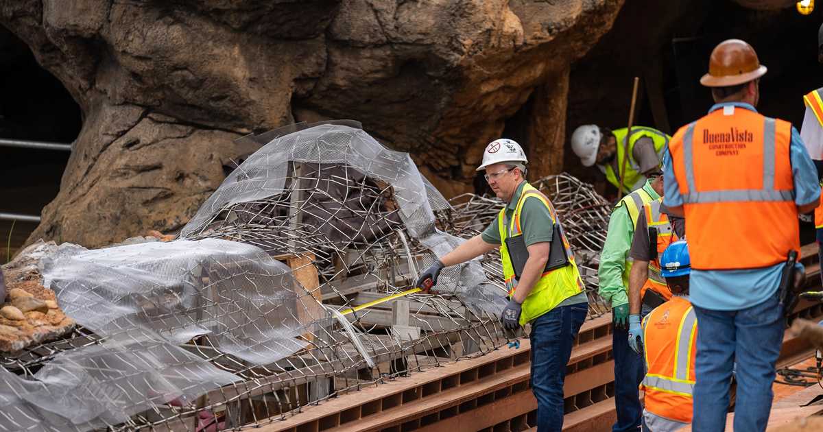 Tiana's Bayou Adventure construction - April 13 2023 - Photo 4 of 14