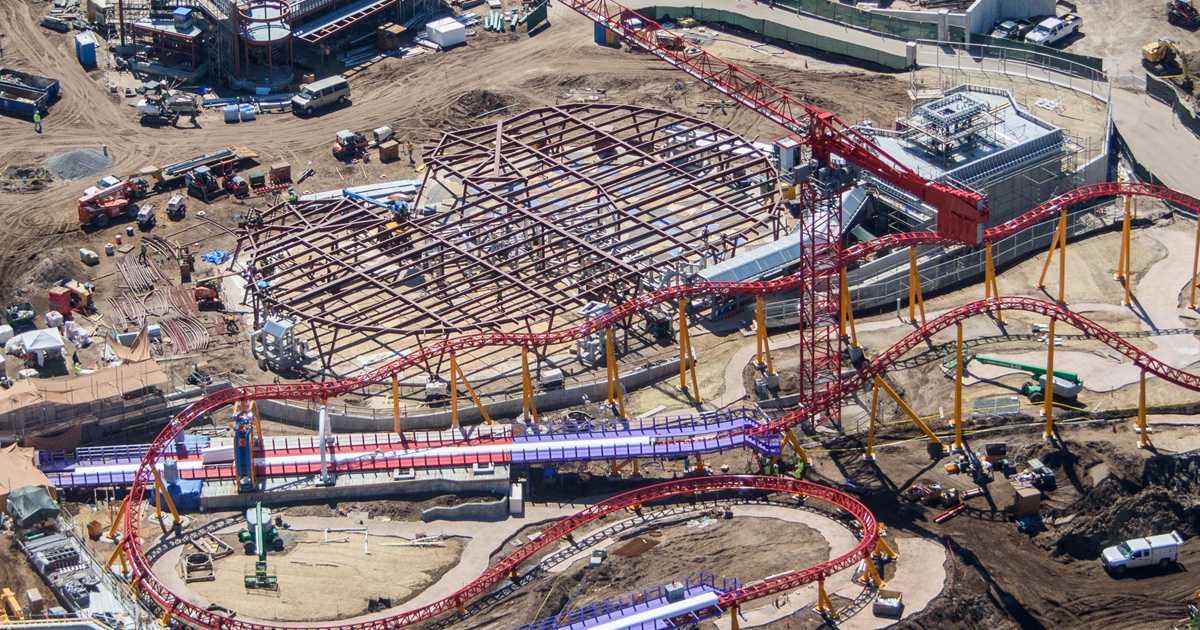 Toy Story Land construction aerial views - Photo 7 of 7