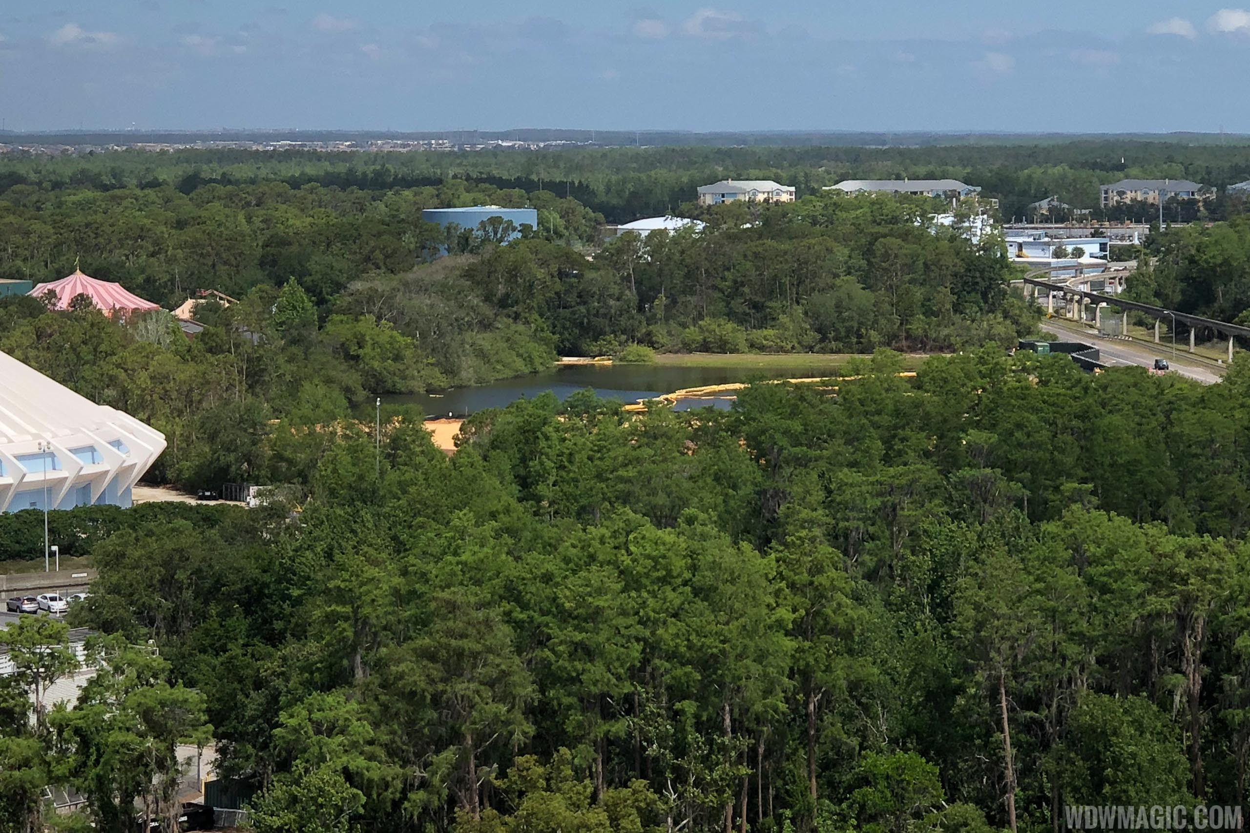 Tron ground clearing at the Magic Kingdom