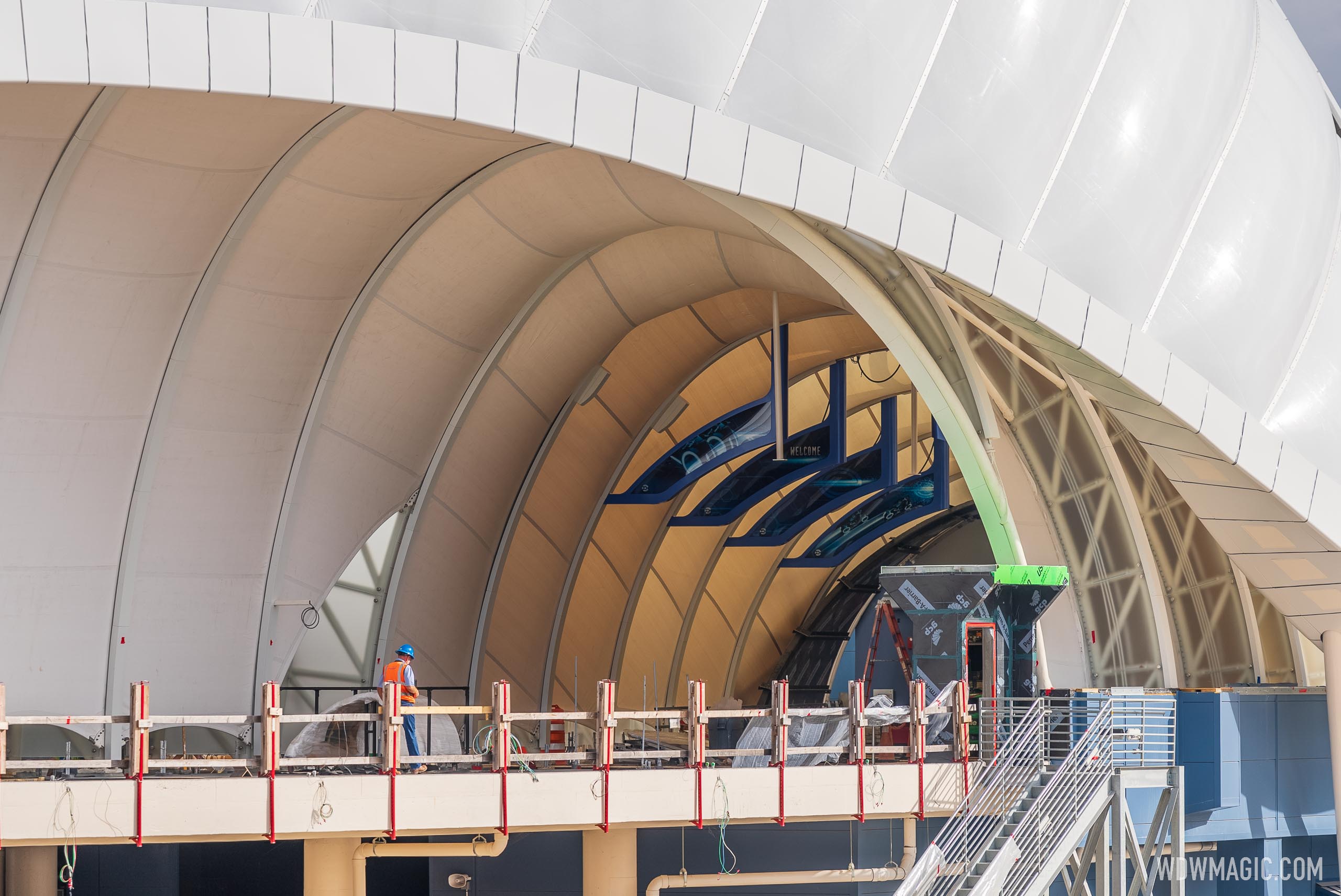 TRON Lightcycle Run construction - November 1 2022 - Photo 11 of 19