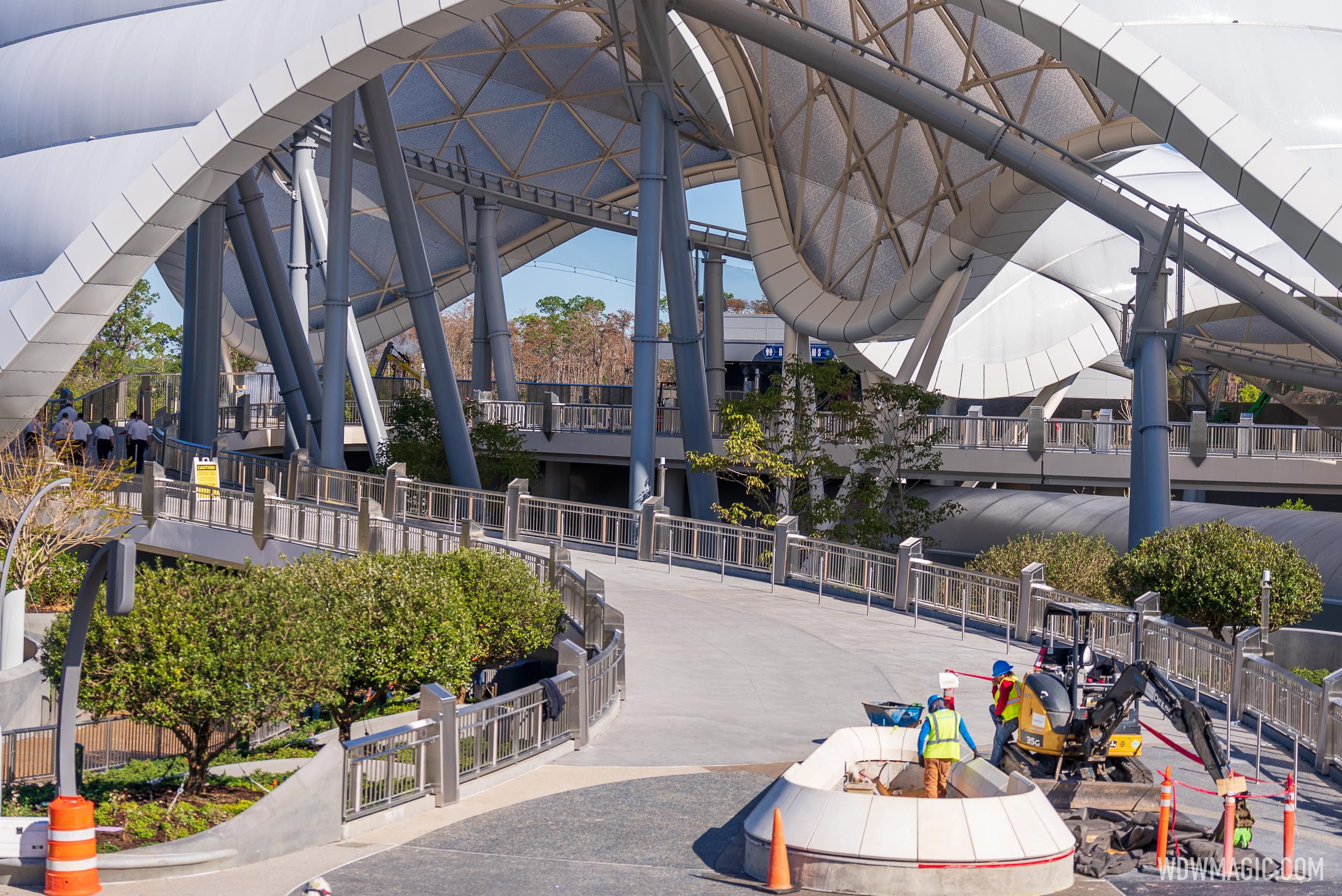 TRON Lightcycle Run construction - January 9 2023 - Photo 6 of 20