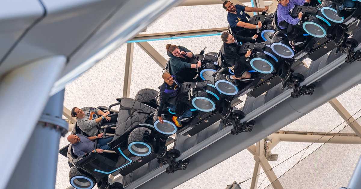 TRON Lightcycle Run Cast Member riders - Photo 7 of 7