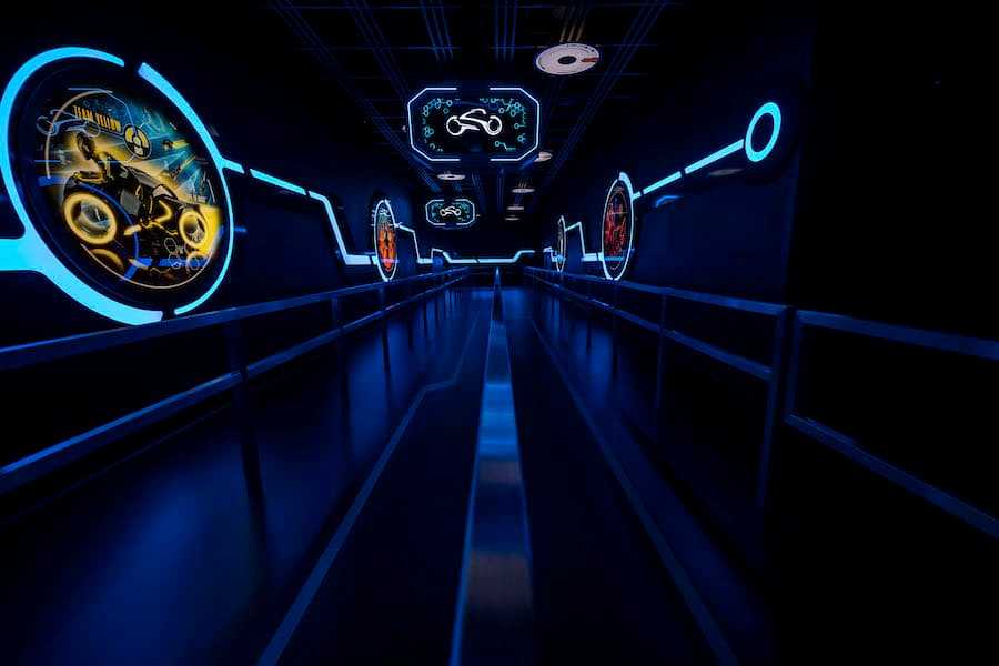 TRON Lightcycle Run post-show preview
