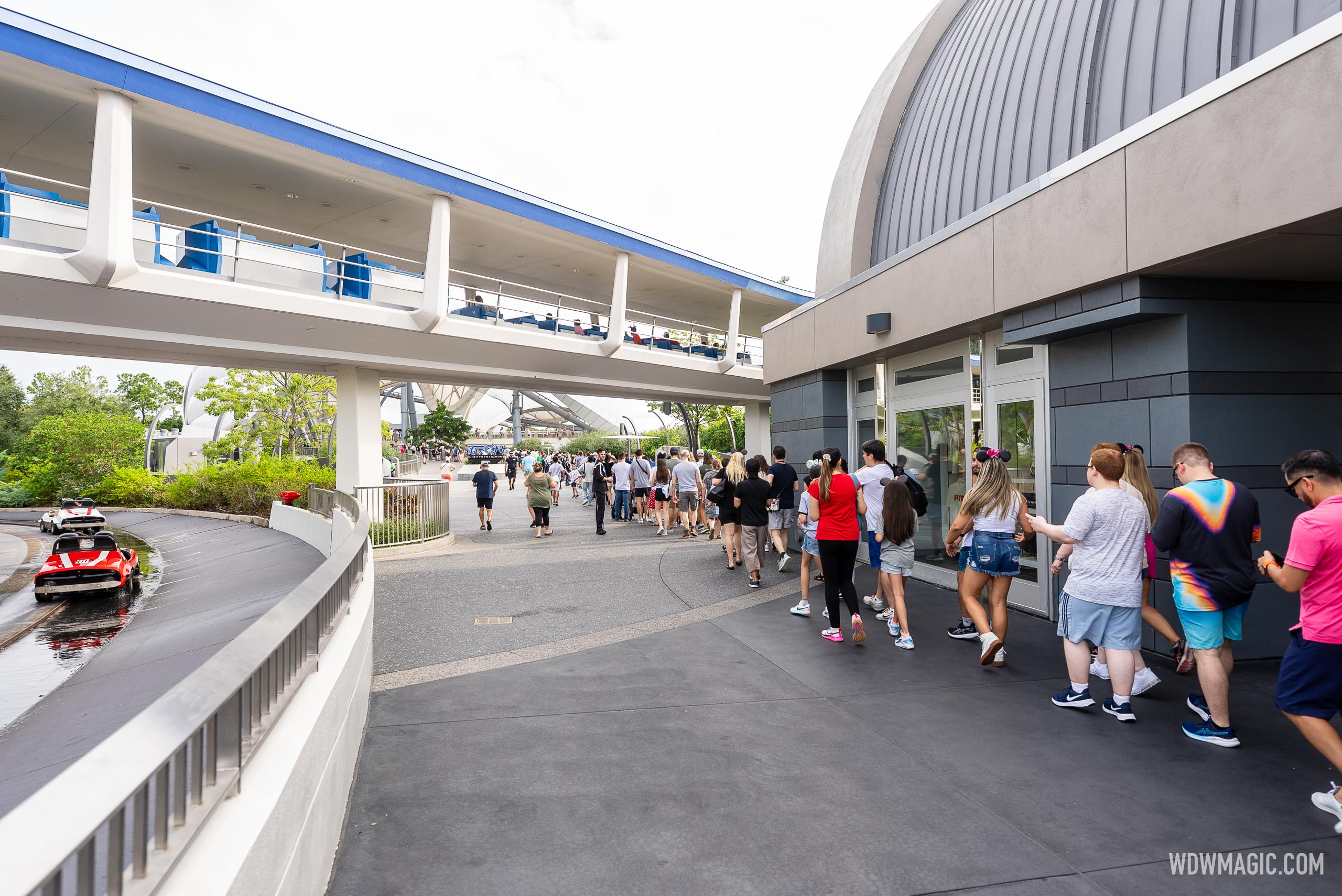 TRON Lightcycle Run Standby Line - Photo 8 of 10