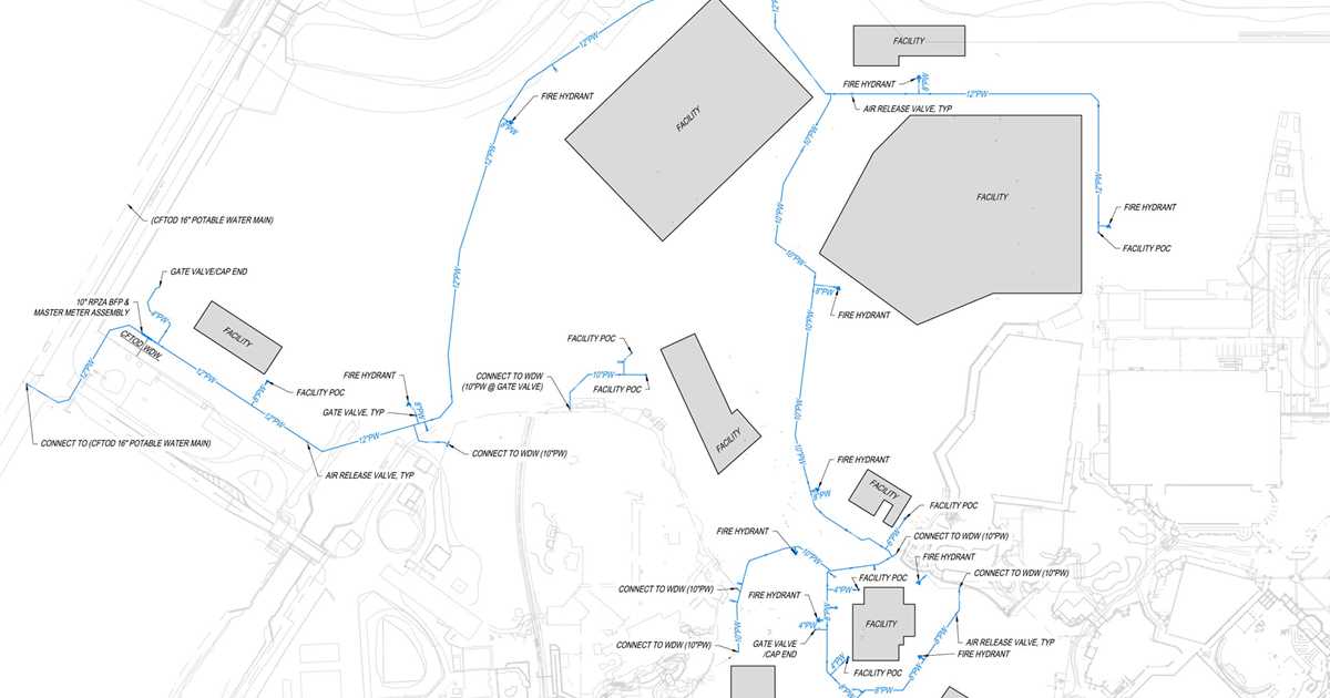 New Villains Land Wastewater Plans Show Updated Building Layouts