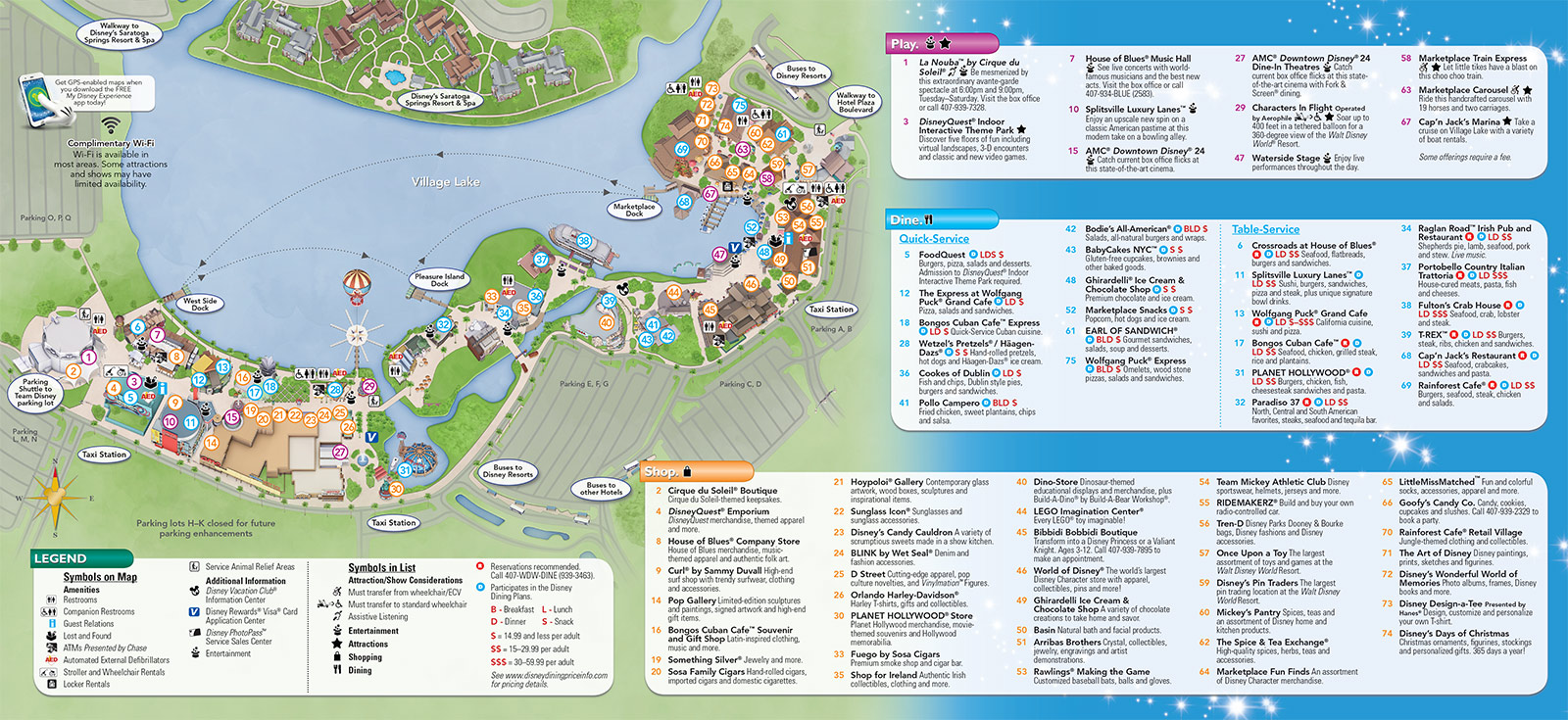 PHOTOS New Downtown Disney Guidemap Shows Pleasure Island Demolition   Disney Springs Full 19010 