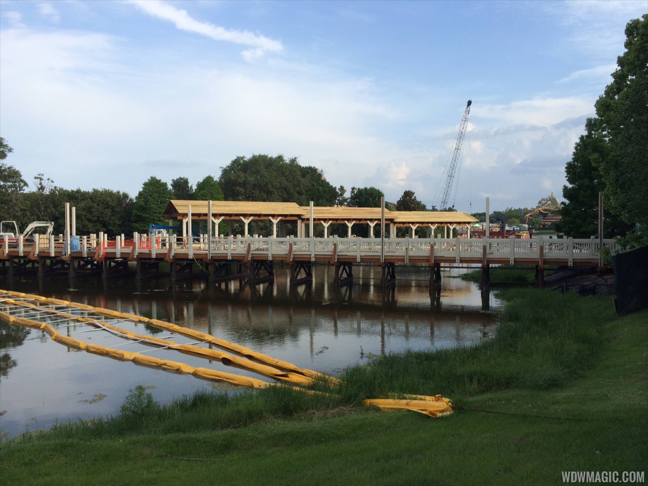 PHOTOS Disney Springs Marketplace boat dock and Saratoga Springs
