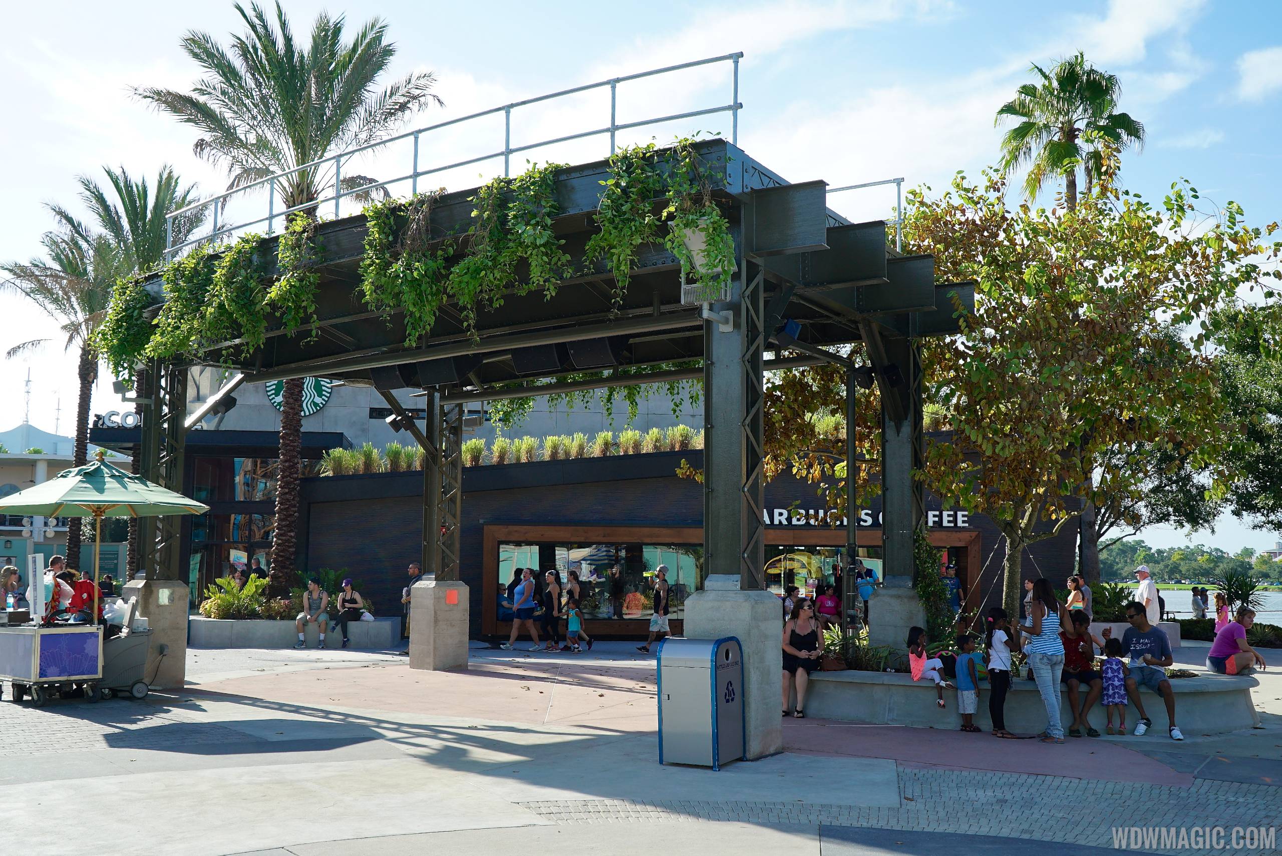 PHOTOS Disney Springs West Side High Line structure gets landscaping