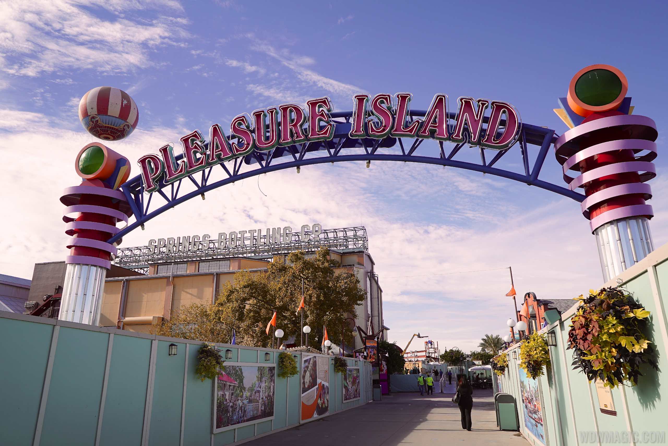 PHOTOS Springs Bottling Co signage now up at Disney Springs