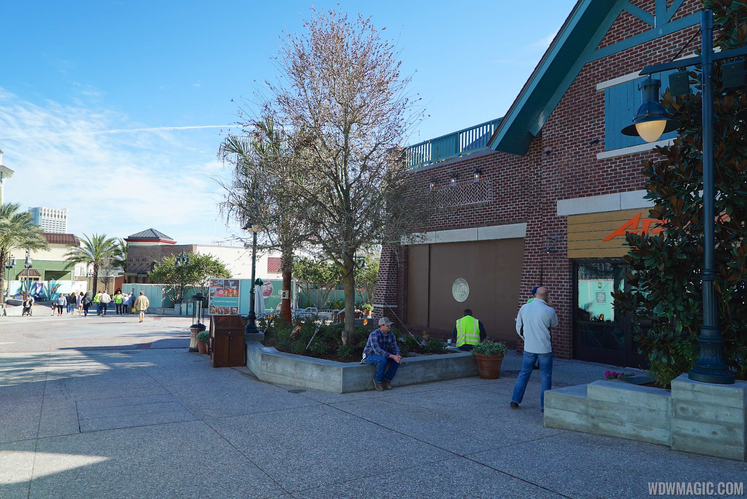 PHOTOS APEX by Sunglass Hut signage goes up in The Landing at Disney
