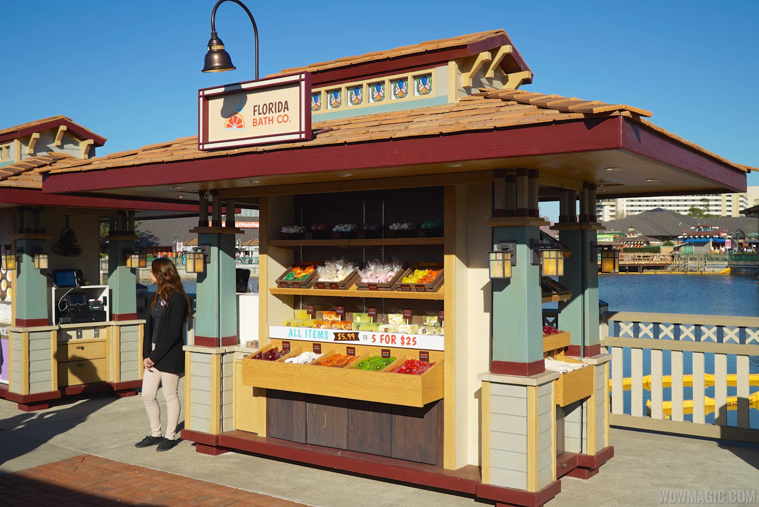 PHOTOS Four kiosks now open on the Marketplace Causeway at Disney Springs